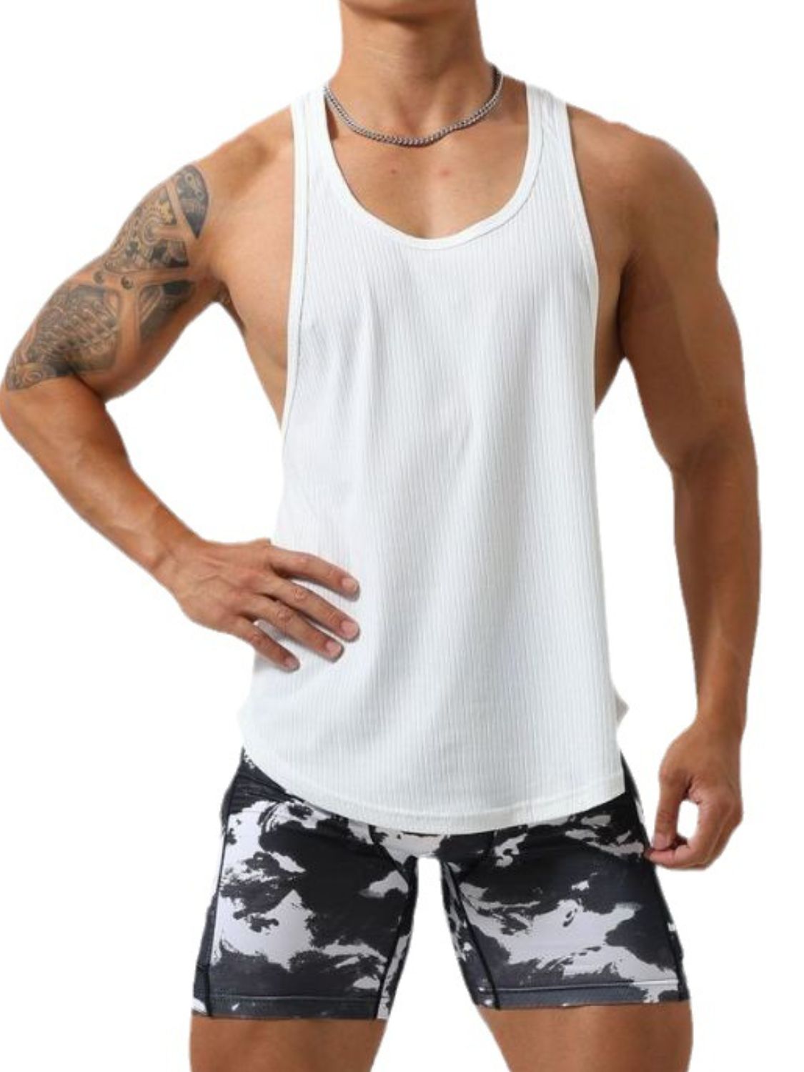 Men's Plus Size Round Neck Wide Strap Tank Army Green / M Army Green / 3XL Dark Gray / M Army Green / M-Army Green / 3XL-Dark Gray / M-Dark Gray / L-Dark Gray / XL-Dark Gray / 2XL-White / M-White / L-White / XL-White / 2XL-White / 3XL-Army Green / L-Army Green / XL-Army Green / 2XL-Dark Gray / 3XL-Light Blue / M-Light Blue / L-Light Blue / XL-Light Blue / 2XL-Light Blue / 3XL-Black / M-Black / L-Black / XL-Black / 2XL-Black / 3XL-