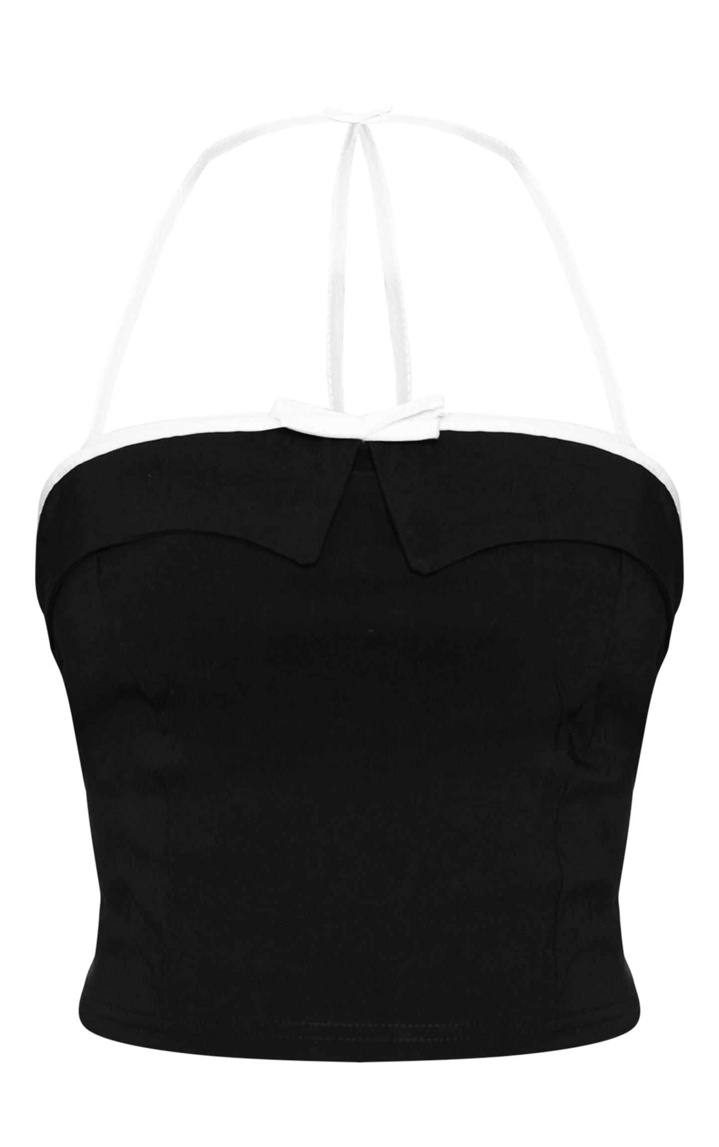 https://cdn-img.prettylittlething.com/0/f/0/4/0f041f4390850d31c4f7a0da74379f4fe569357d_CNH4862_5_black_stretch_woven_halterneck_contrast_binding_long_top.jpg