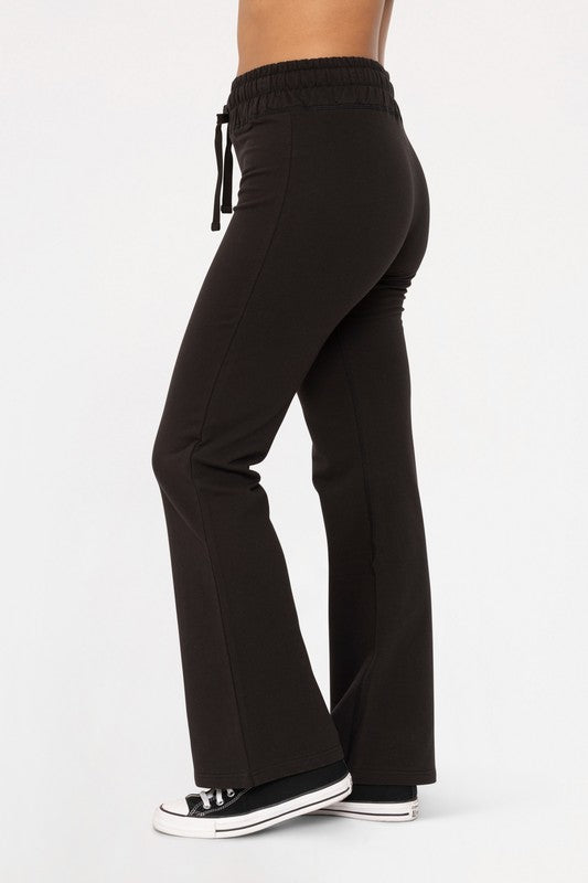 Mono B Drawstring Flared Pants Black / S Black / M