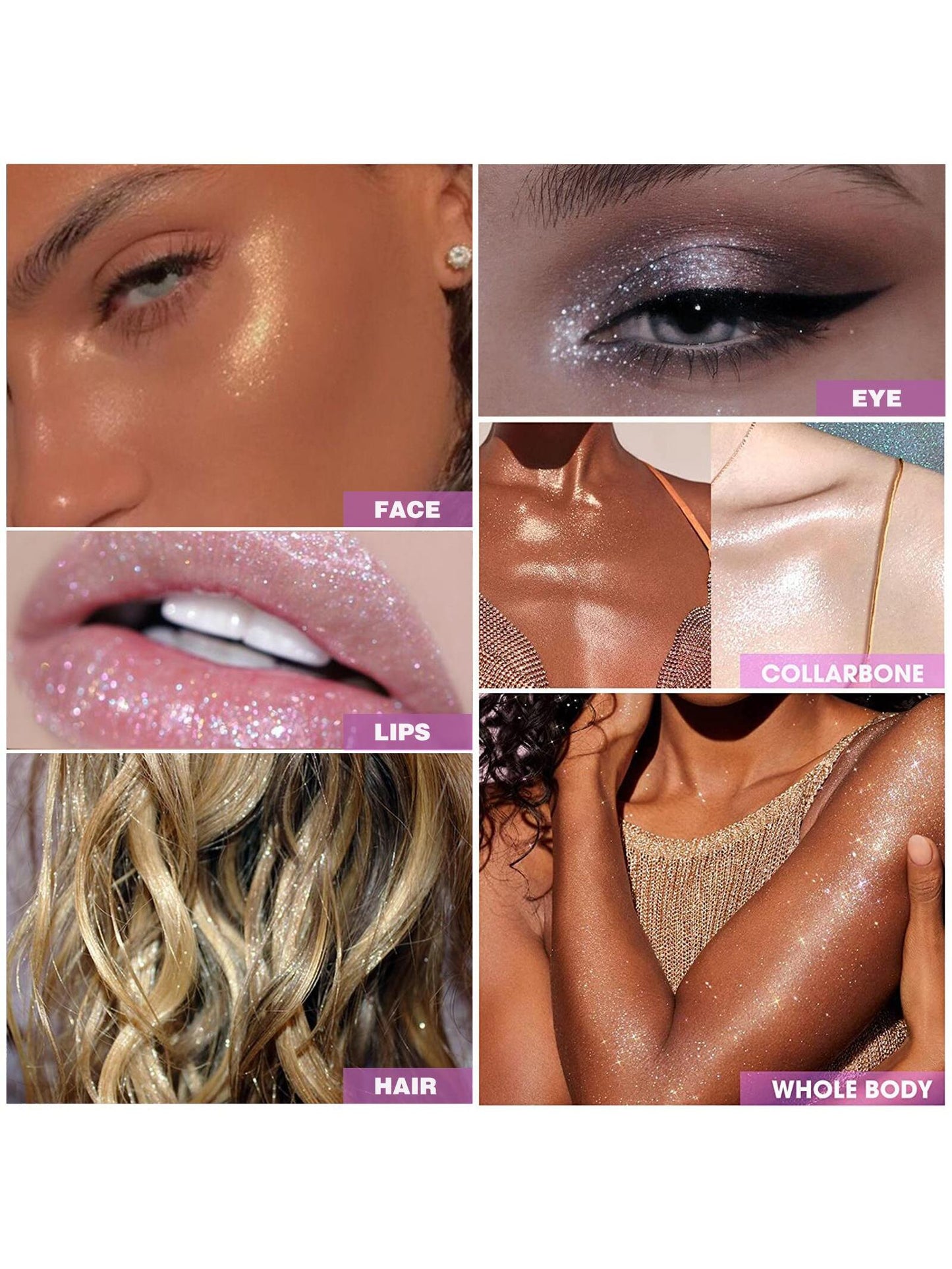 Fairy Glow Duo: Pink Glitter Highlighting & Shimmering Blush Set