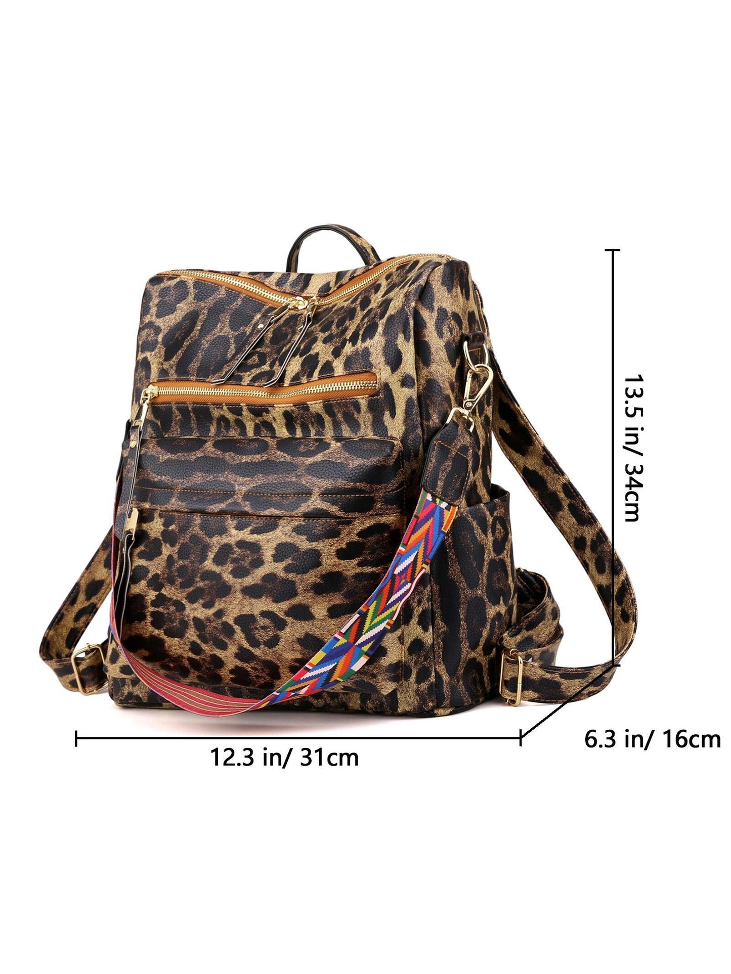 Versatile Chic: Women's Convertible PU Leather Backpack & Handbag Olive Green / one-size Beige / one-size