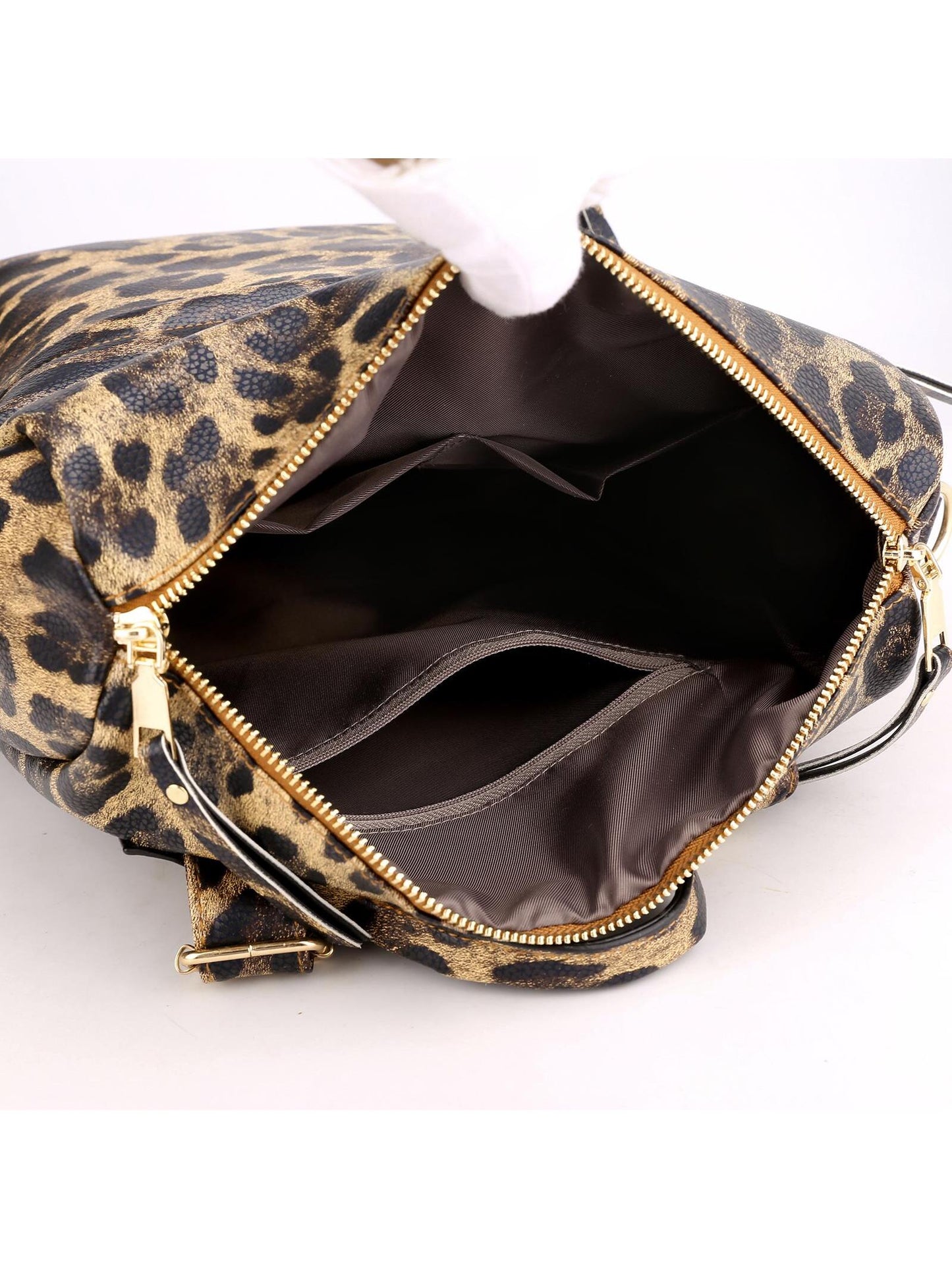 Versatile Chic: Women's Convertible PU Leather Backpack & Handbag Olive Green / one-size Beige / one-size