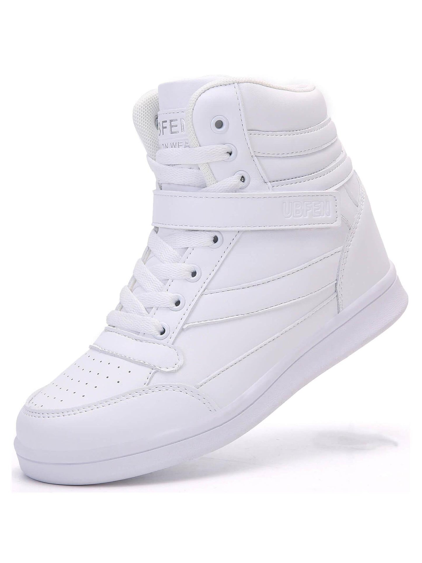 Women's Hidden Wedge Fashion Sneakers with Platform Heel