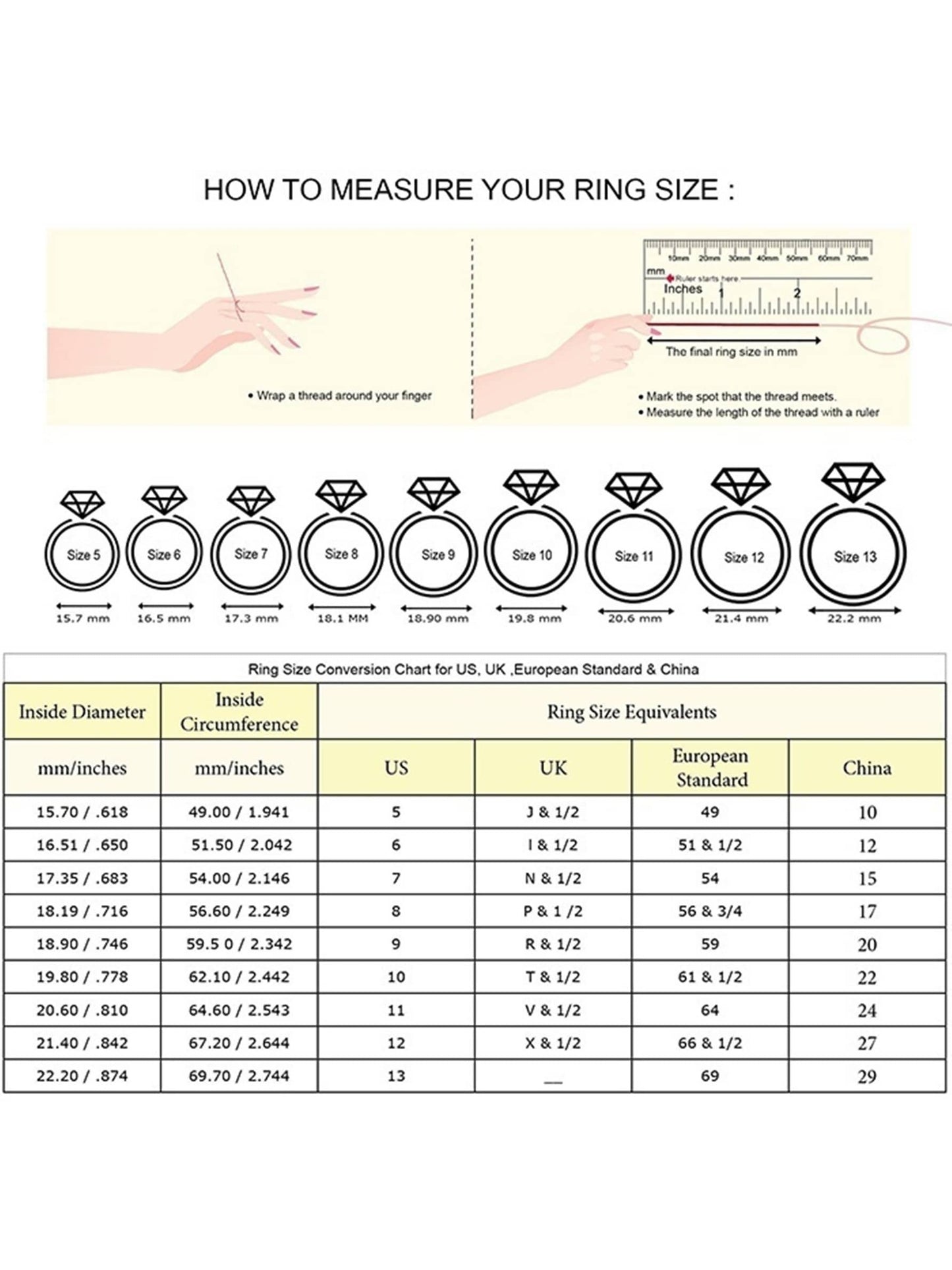 Elegant Floral Design Cubic Zirconia Ring Set - Perfect for Parties and Daily Wear 5 6