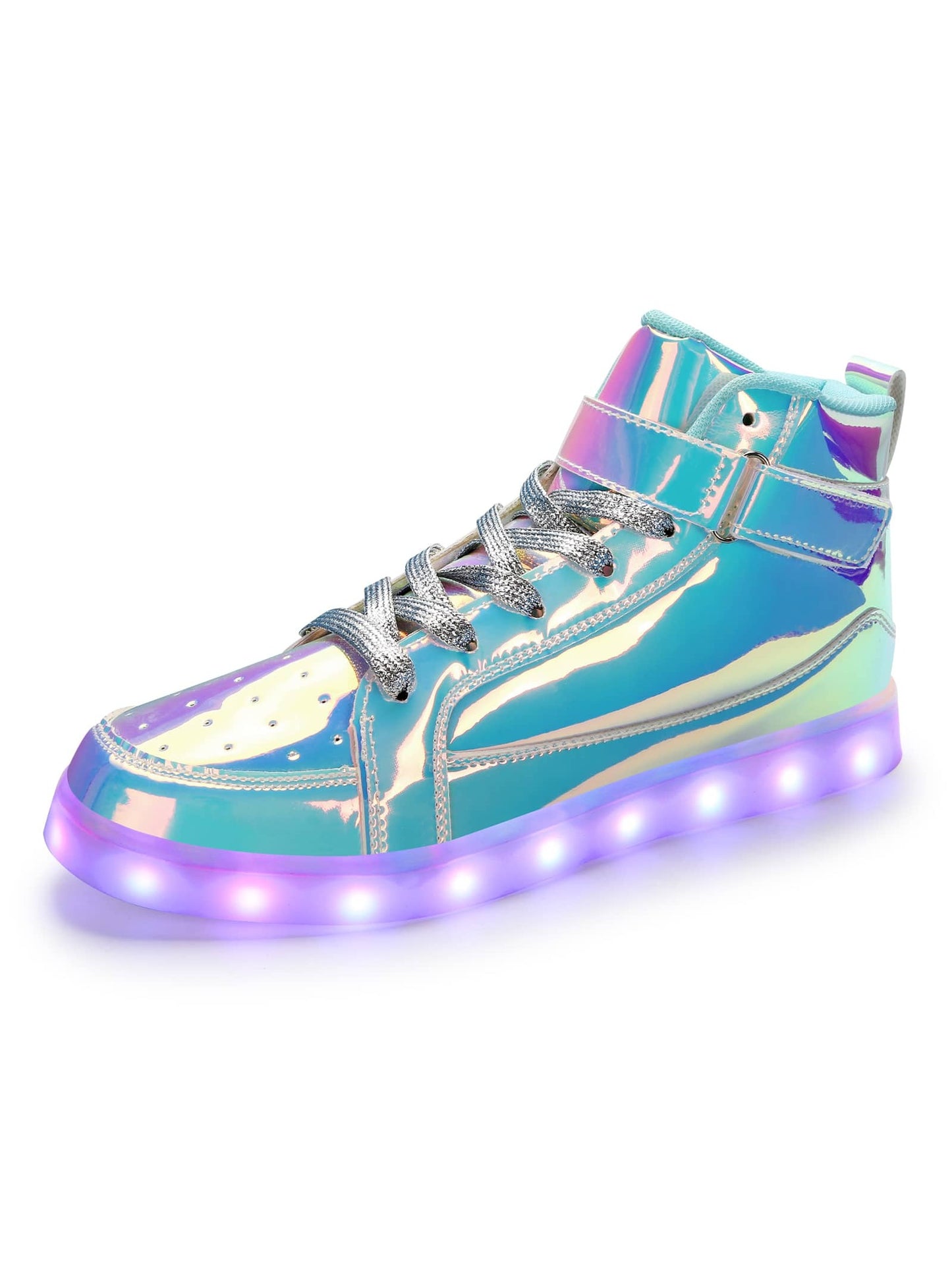 Glow on the Go: Unisex LED Luminous Flashing Trainers for Ultimate Dance Party Vibes! B-fancy Pink