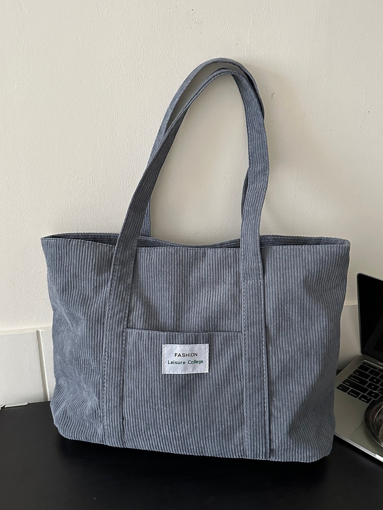 Spacious Corduroy Tote Bag – Perfect for Fall & Winter Adventures! Black / one-size Beige / one-size Grey / one-size Black / one-size-Beige / one-size-Grey / one-size-Blue / one-size-Black-2 / one-size-Beige-3 / one-size-Grey-4 / one-size-Green / one-size-Brown / one-size-Purple / one-size-Blue-5 / one-size-Beige-6 / one-size-Pink / one-size-Pink-7 / one-size-Black-8 / one-size-Grey-9 / one-size-Brown-10 / one-size-Dark Grey / one-size-Grey-11 / one-size-