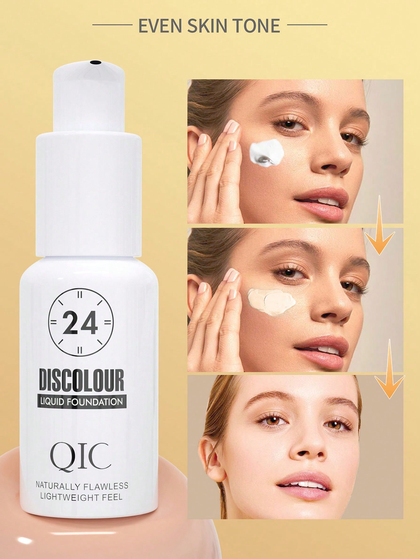 Color-Changing Foundation: Flawless BB Cream for All Skin Tones – Moisturizing and Wrinkle-Hiding Concealer Default Title Default Title-