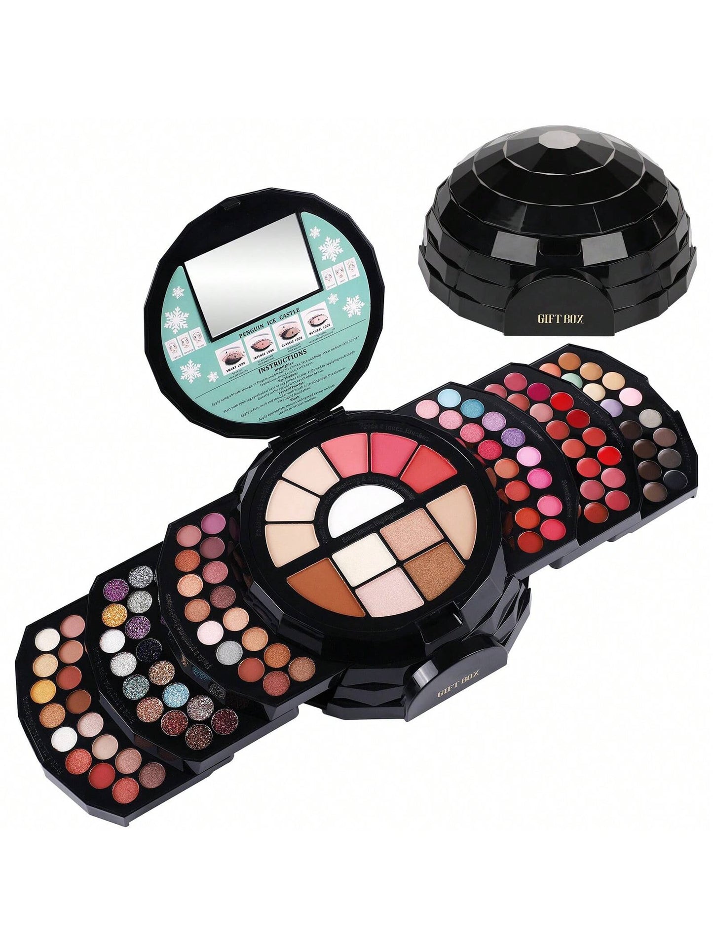 Ultimate 109-Color Makeup Kit: All-in-One Palette with Mirror for Every Beauty Enthusiast! Type N Type Y Type N-Type Y-