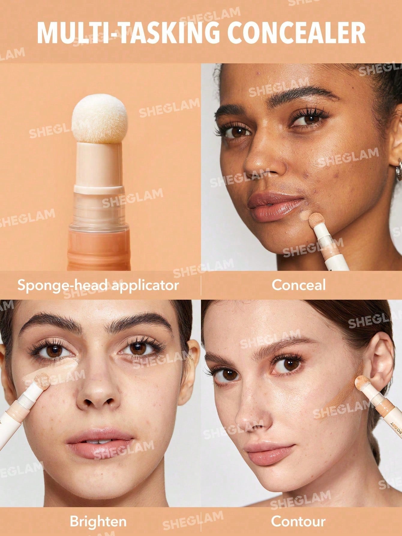 Complexion Boost Concealer - Matte Hydrating Formula with All-Day Brightening Nutmeg / one-size Pink Pearl / one-size Honey / one-size Nutmeg / one-size-Pink Pearl / one-size-Honey / one-size-Fair / one-size-Shell / one-size-Caramel / one-size-
