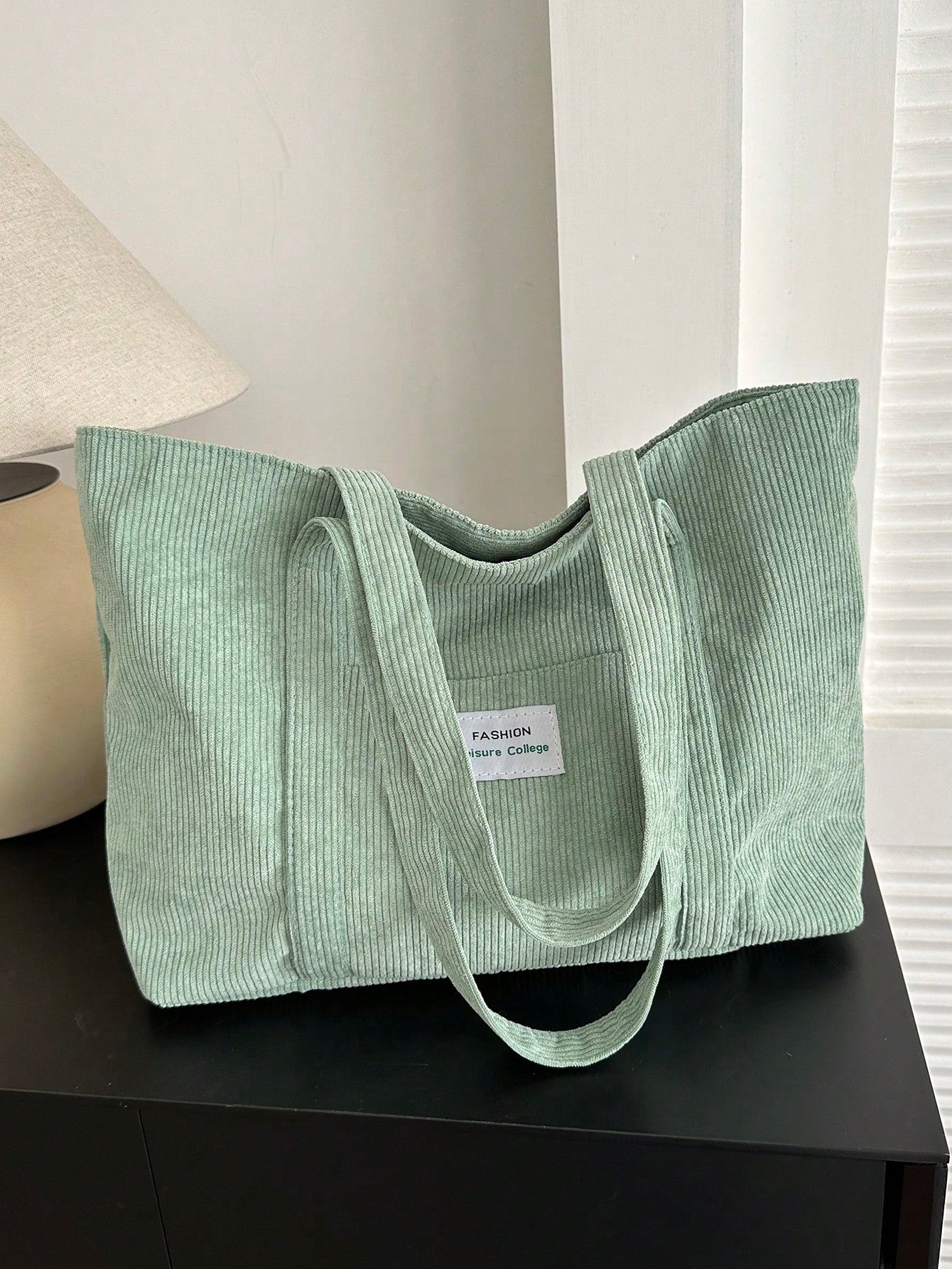 Spacious Corduroy Tote Bag – Perfect for Fall & Winter Adventures! Black / one-size Beige / one-size Grey / one-size Black / one-size-Beige / one-size-Grey / one-size-Blue / one-size-Black-2 / one-size-Beige-3 / one-size-Grey-4 / one-size-Green / one-size-Brown / one-size-Purple / one-size-Blue-5 / one-size-Beige-6 / one-size-Pink / one-size-Pink-7 / one-size-Black-8 / one-size-Grey-9 / one-size-Brown-10 / one-size-Dark Grey / one-size-Grey-11 / one-size-