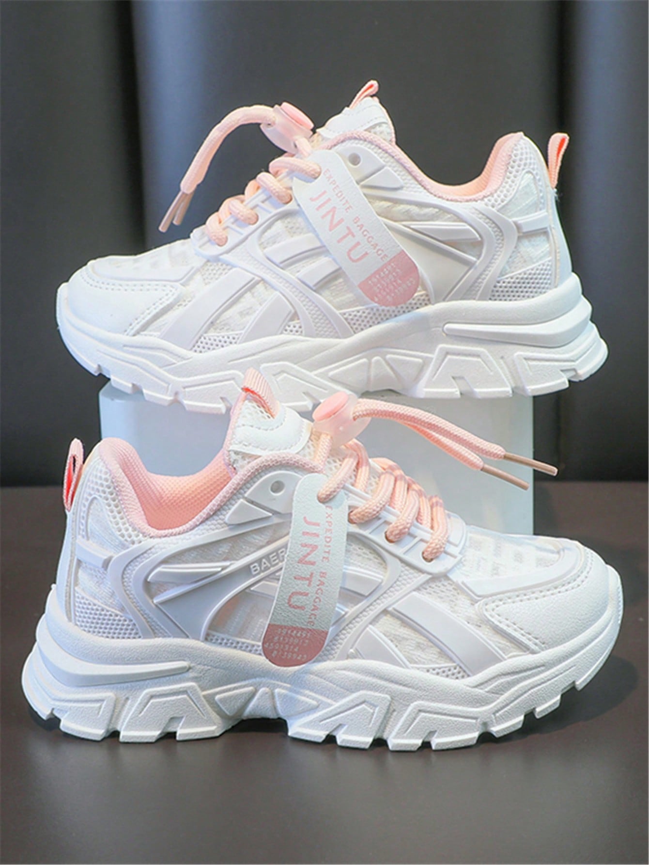 Cozy Comfort: Breathable Chunky Sneakers for Kids with Soft Soles Pink / EUR26 Pink / EUR27 Pink / EUR28 Pink / EUR26-Pink / EUR27-Pink / EUR28-Pink / EUR29-Pink / EUR30-Pink / EUR31-Pink / EUR32-White / EUR26-White / EUR27-White / EUR28-White / EUR29-White / EUR30-White / EUR31-White / EUR32-