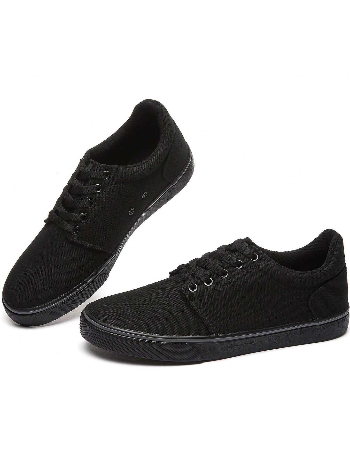 Men's Classic Canvas Sneakers: Comfortable Low-Top Lace-Up