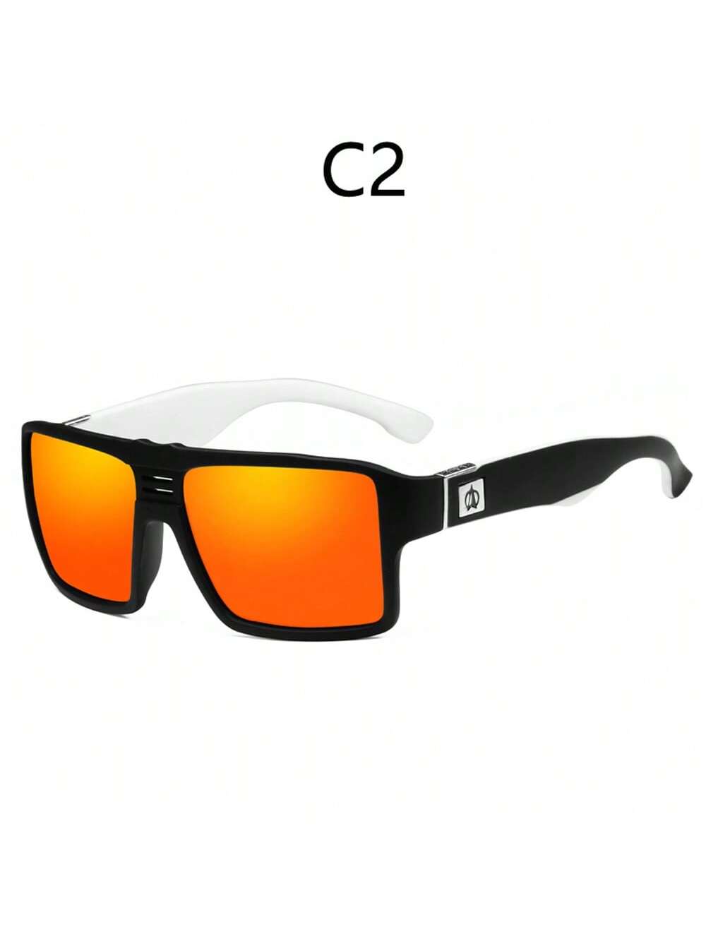 VIAHDA Squared Polarized Fashion Sunglasses – Trendy Outdoor Shades for Men C1 C2