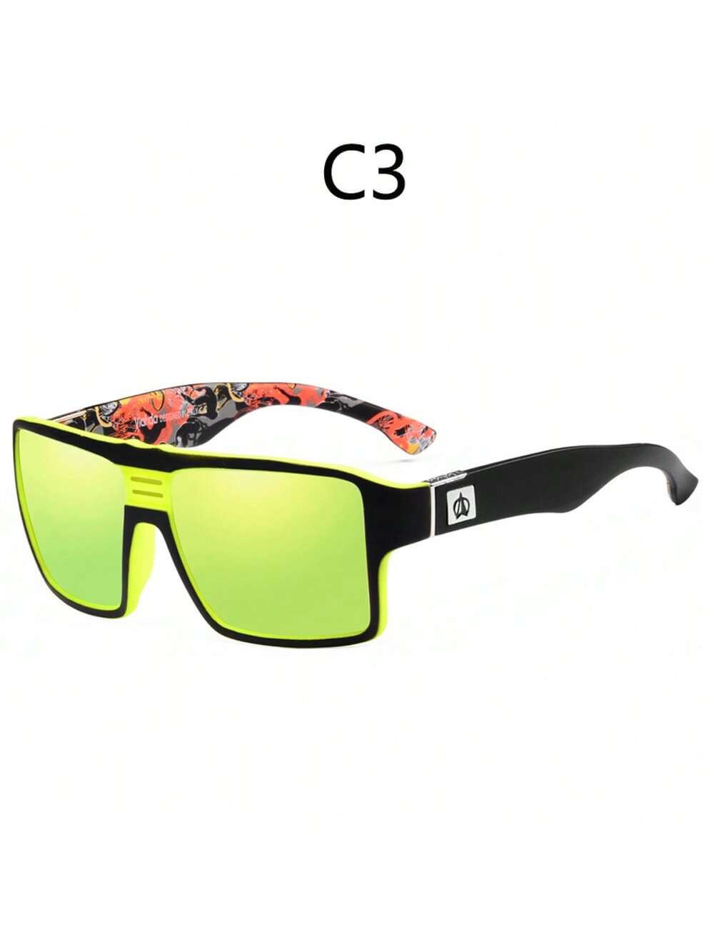 VIAHDA Squared Polarized Fashion Sunglasses – Trendy Outdoor Shades for Men C1 C2