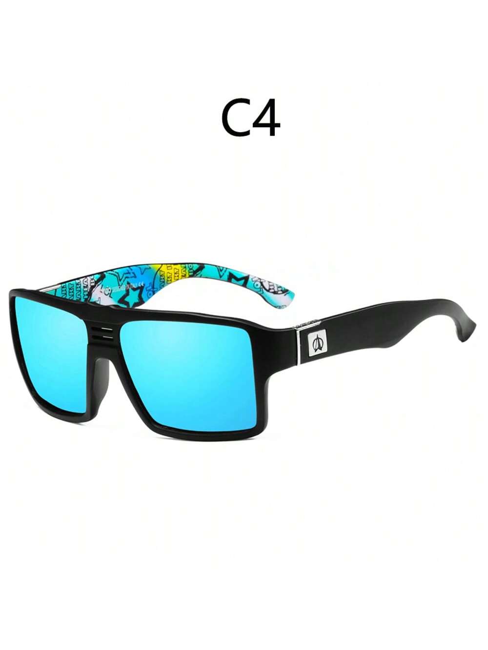 VIAHDA Squared Polarized Fashion Sunglasses – Trendy Outdoor Shades for Men C1 C2