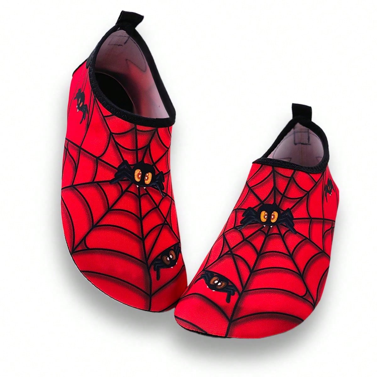 Lightweight Kids' Red Spider Web Beach Shoes - Breathable Water Shoes EUR22-23 EUR24-25 EUR26-27 EUR22-23-EUR24-25-EUR26-27-EUR28-29-EUR30-31-EUR32-33-EUR34-35-EUR36-37-EUR38-39-