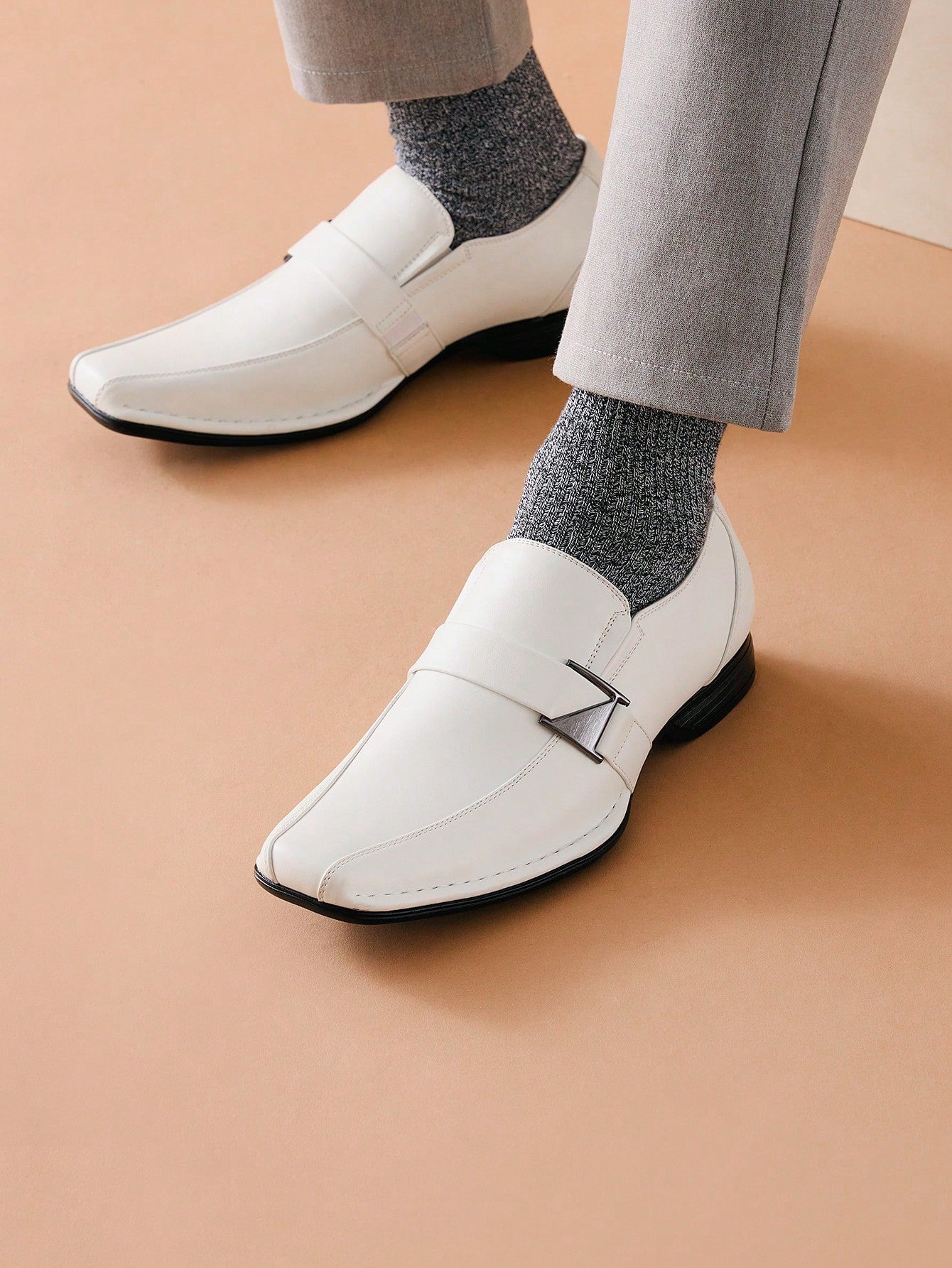 Men's Lined Dress Loafers Formal Shoes Men Dress Loafer Shoe Slip On