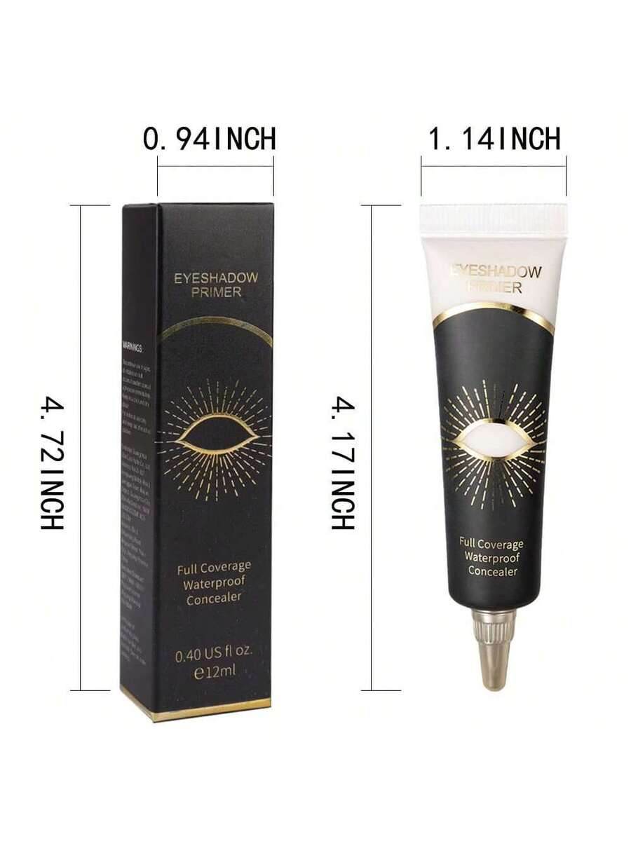 12ML Ivory Eyeshadow Base Cream - Perfect Primer for Long-Lasting Eye Makeup - Fashionqueene.com