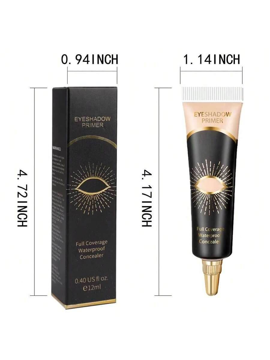 12ML Ivory Eyeshadow Base Cream - Perfect Primer for Long-Lasting Eye Makeup - Fashionqueene.com