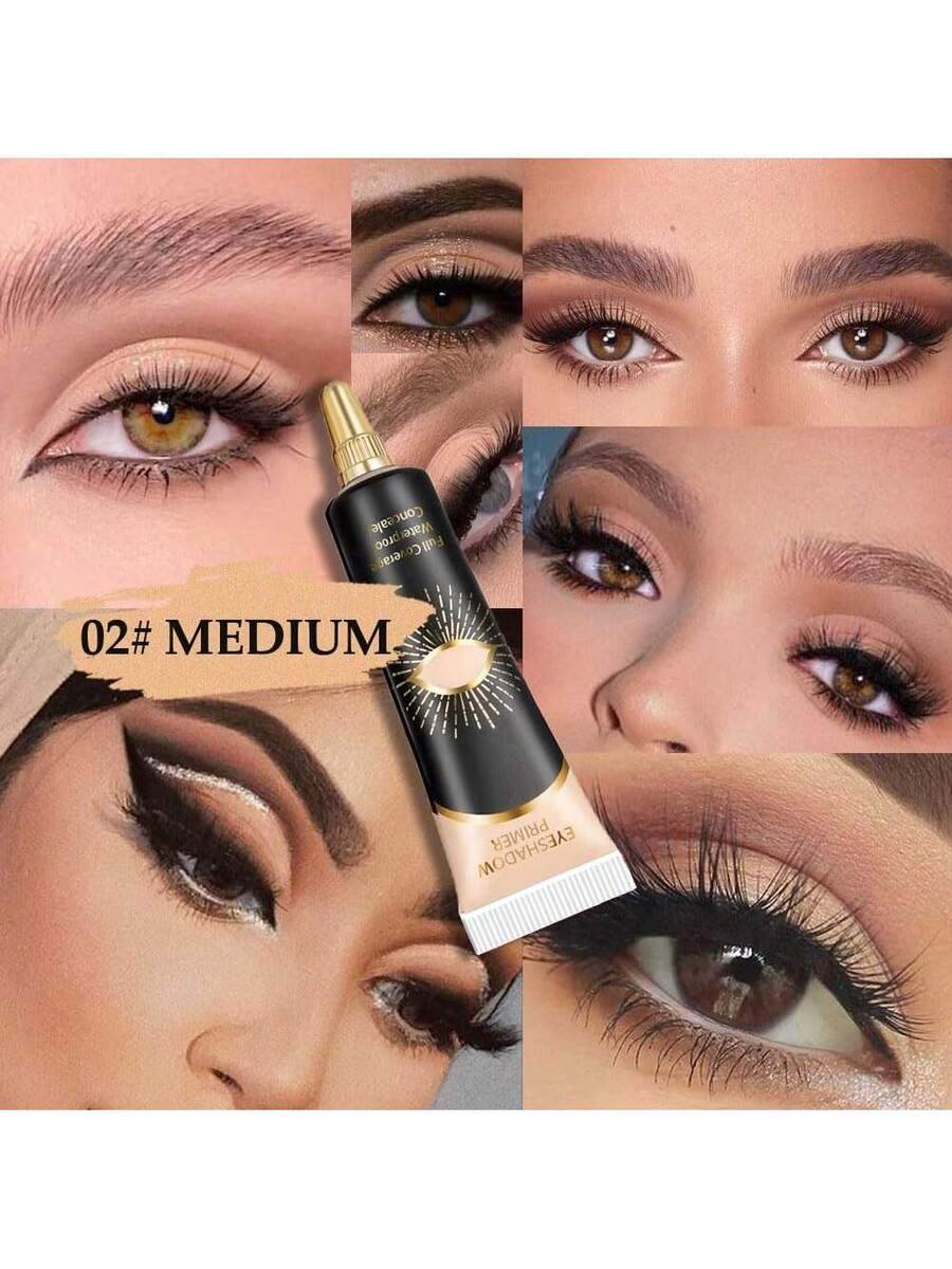 12ML Ivory Eyeshadow Base Cream - Perfect Primer for Long-Lasting Eye Makeup - Fashionqueene.com