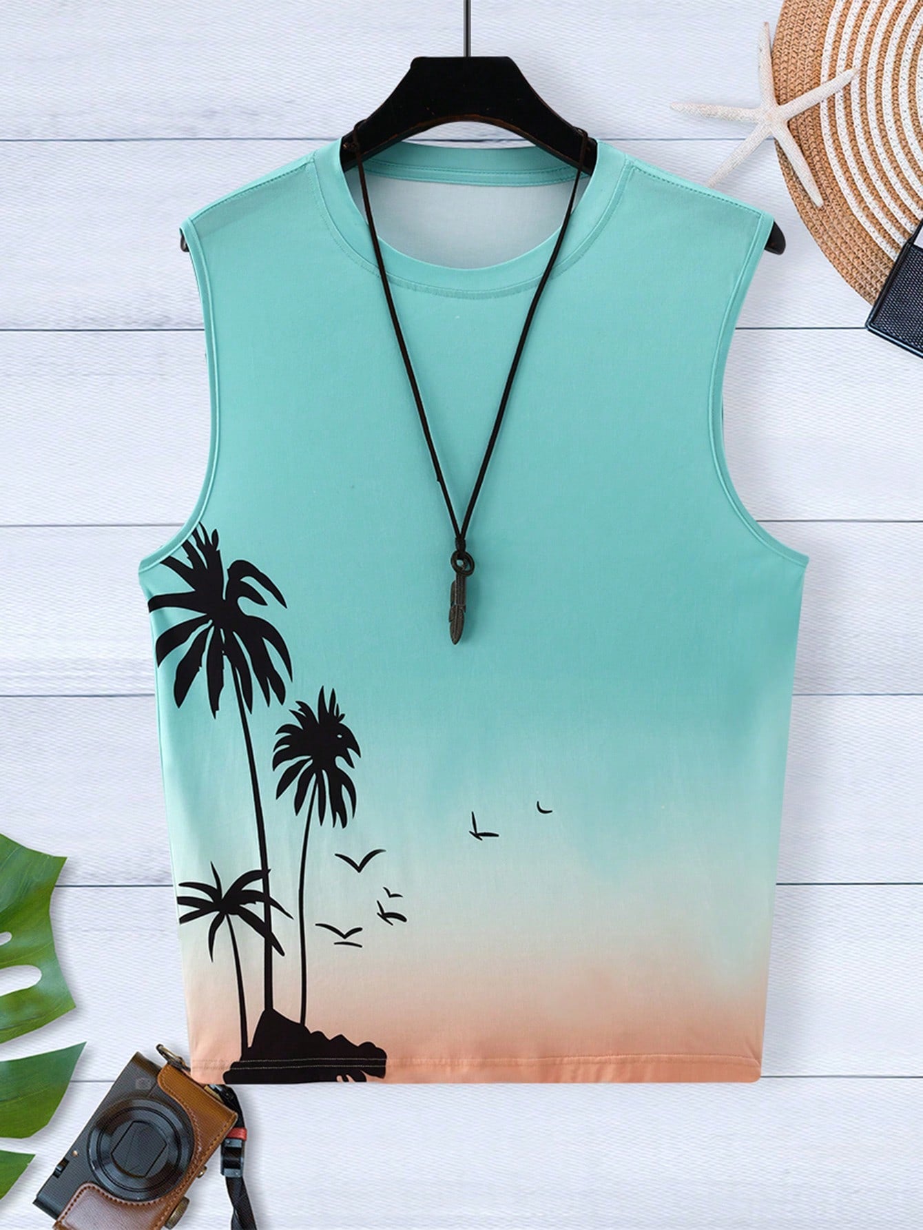 Men's Plus Size Coconut Tree Beach Print Sleeveless Tank Top Multicolor-2 / 2XL Multicolor-2 / 3XL Multicolor-2 / 4XL Multicolor-2 / 2XL-Multicolor-2 / 3XL-Multicolor-2 / 4XL-Multicolor-2 / 5XL-Multicolor-2 / 6XL-Multicolor-3 / 2XL-Multicolor-3 / 3XL-Multicolor-3 / 4XL-Multicolor-3 / 5XL-Multicolor-3 / 6XL-Light Grey / 2XL-Light Grey / 3XL-Light Grey / 4XL-Light Grey / 5XL-Light Grey / 6XL-Blue / 2XL-Blue / 3XL-Blue / 4XL-Blue / 5XL-Blue / 6XL-