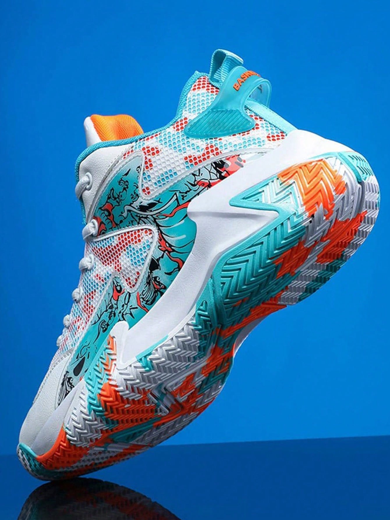 Men's Breathable Basketball Shoes: Comfortable Rubber Sole for Ultimate Performance Multicolor / EUR36 Multicolor / EUR37
