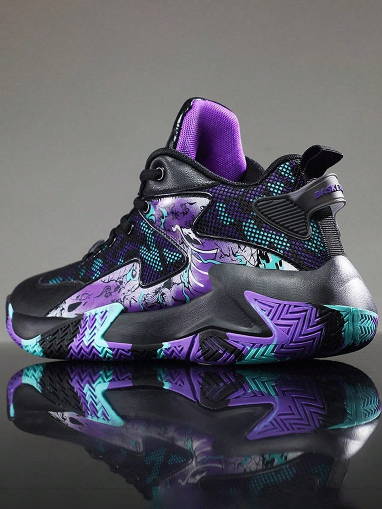Men's Breathable Basketball Shoes: Comfortable Rubber Sole for Ultimate Performance Multicolor / EUR36 Multicolor / EUR37