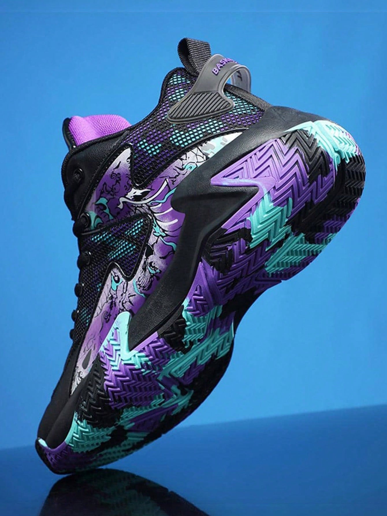 Men's Breathable Basketball Shoes: Comfortable Rubber Sole for Ultimate Performance Multicolor / EUR36 Multicolor / EUR37
