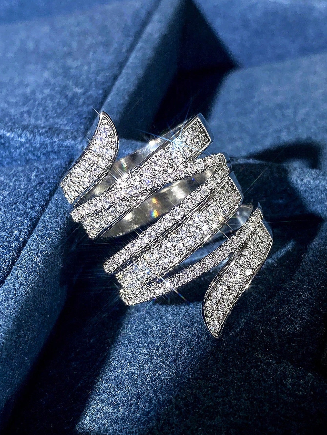 Elegant Cubic Zirconia Ring for Women – Perfect for Weddings 6 / Silver 7 / Silver