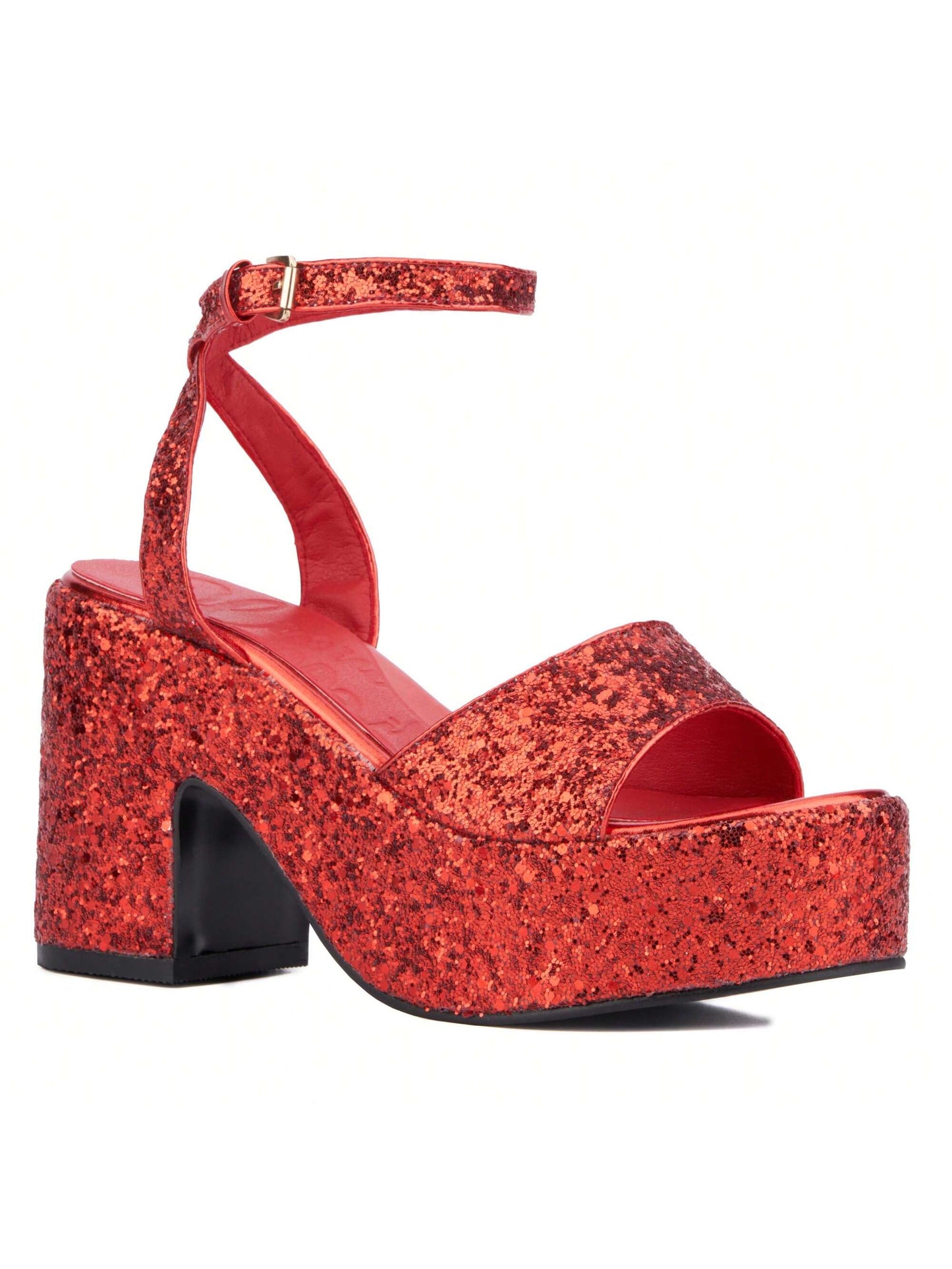 Olivia Miller Women's Capricorn Chic Platform Heels – Elevate Your Style! Silver / US6 Silver / US6.5