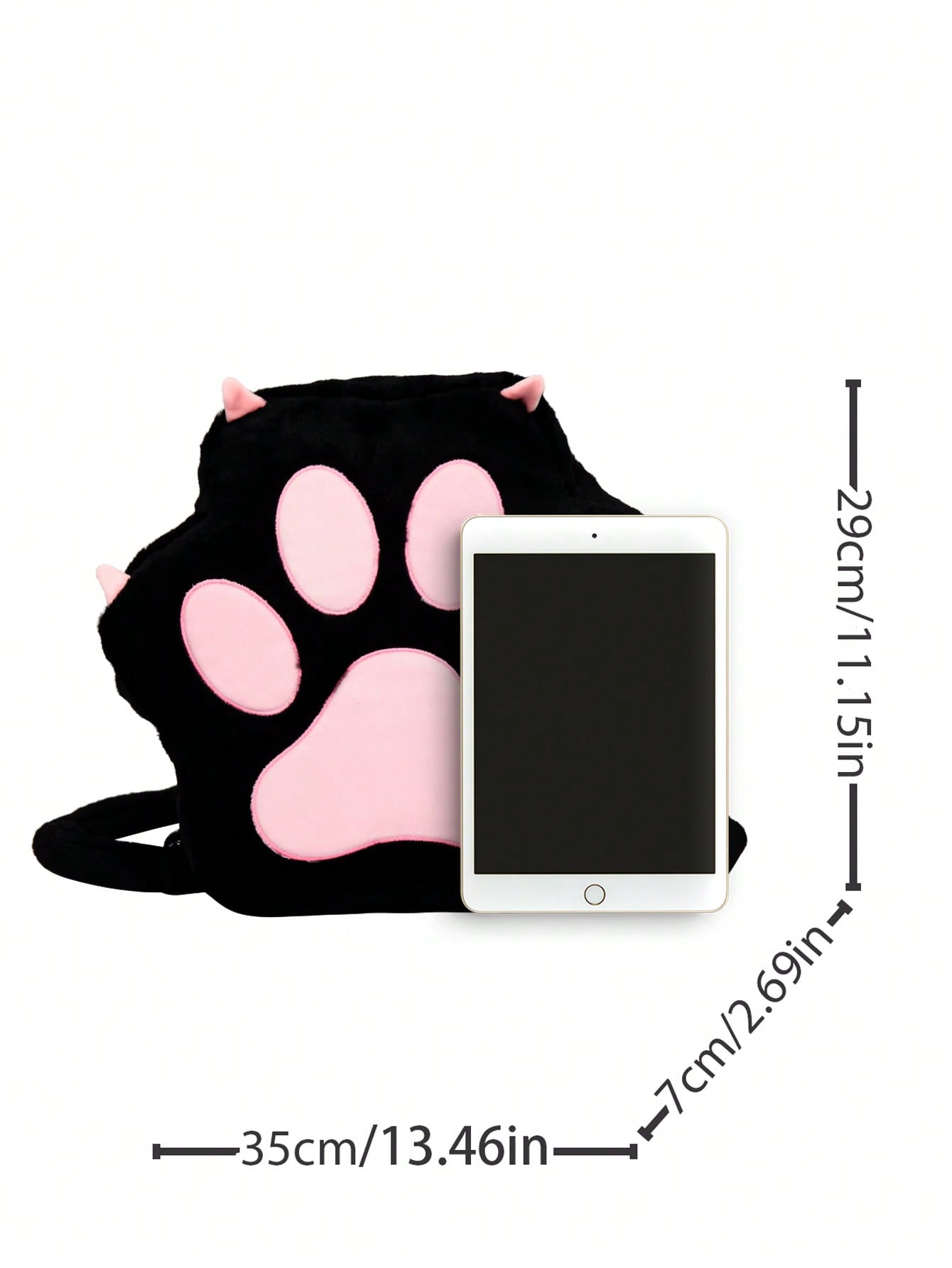 Adorable Cat Paw Plush Backpack: The Perfect Personalized Gift for Trendy Girls! Default Title Default Title-
