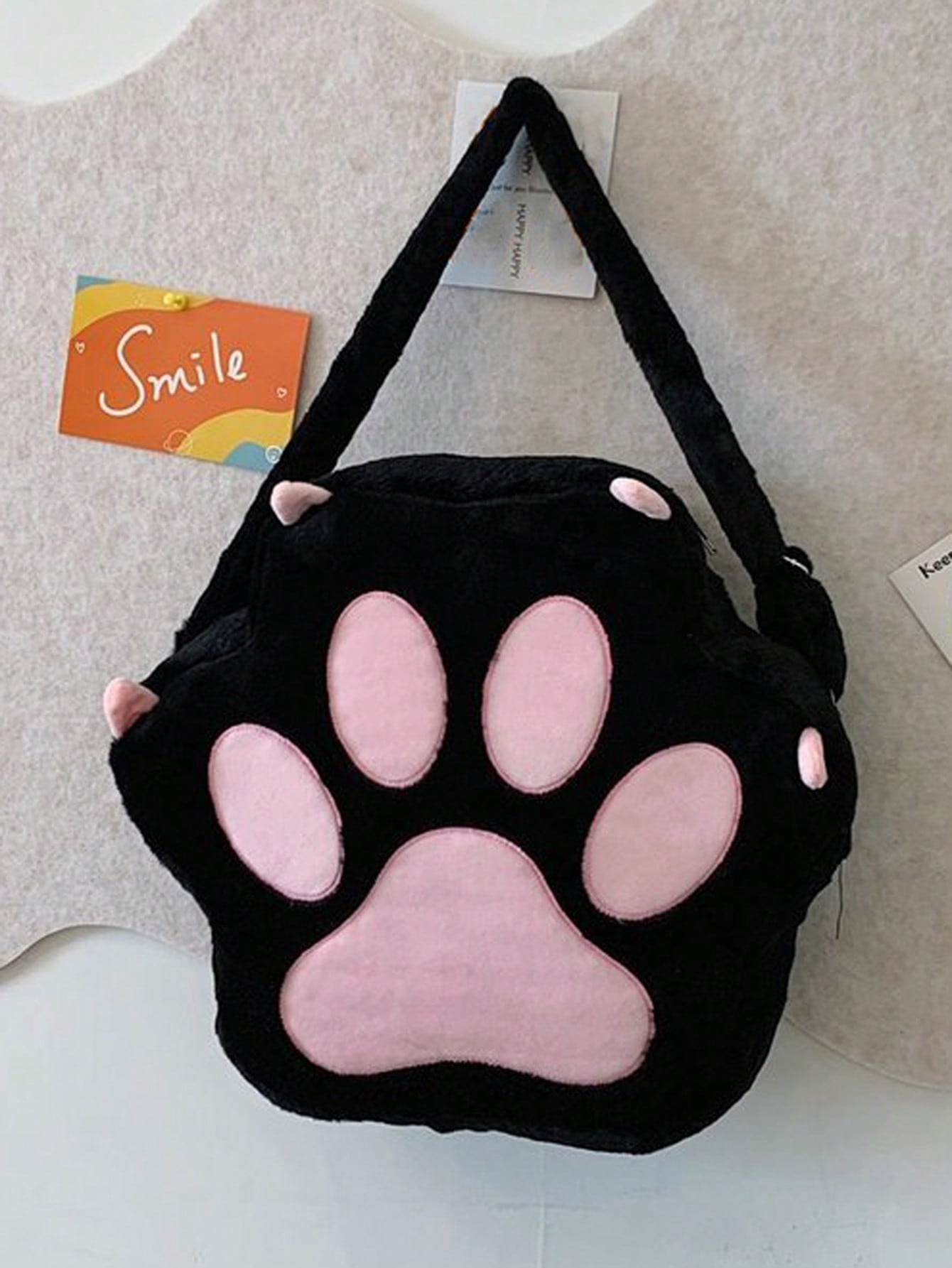 Adorable Cat Paw Plush Backpack: The Perfect Personalized Gift for Trendy Girls! Default Title Default Title-