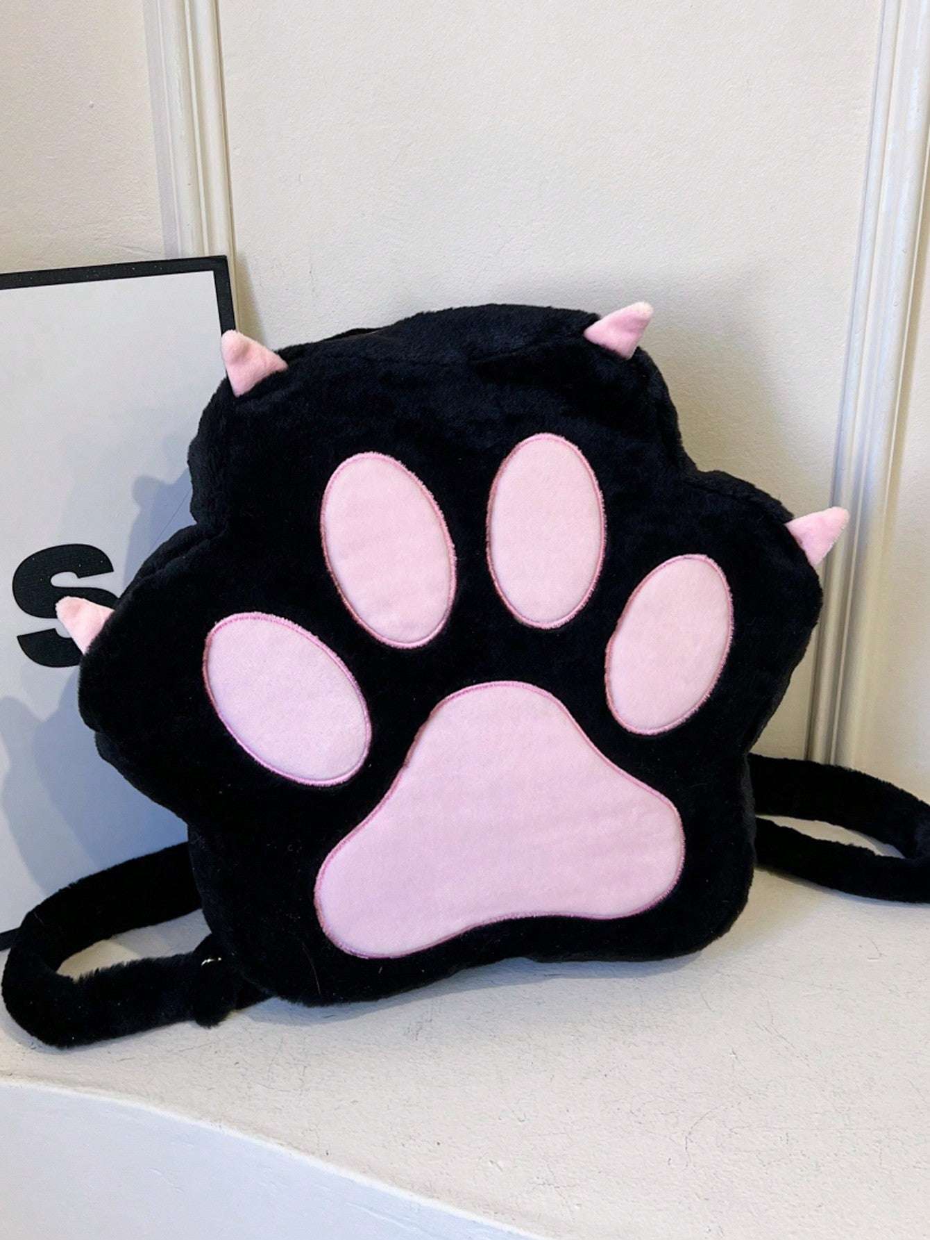 Adorable Cat Paw Plush Backpack: The Perfect Personalized Gift for Trendy Girls! Default Title Default Title-