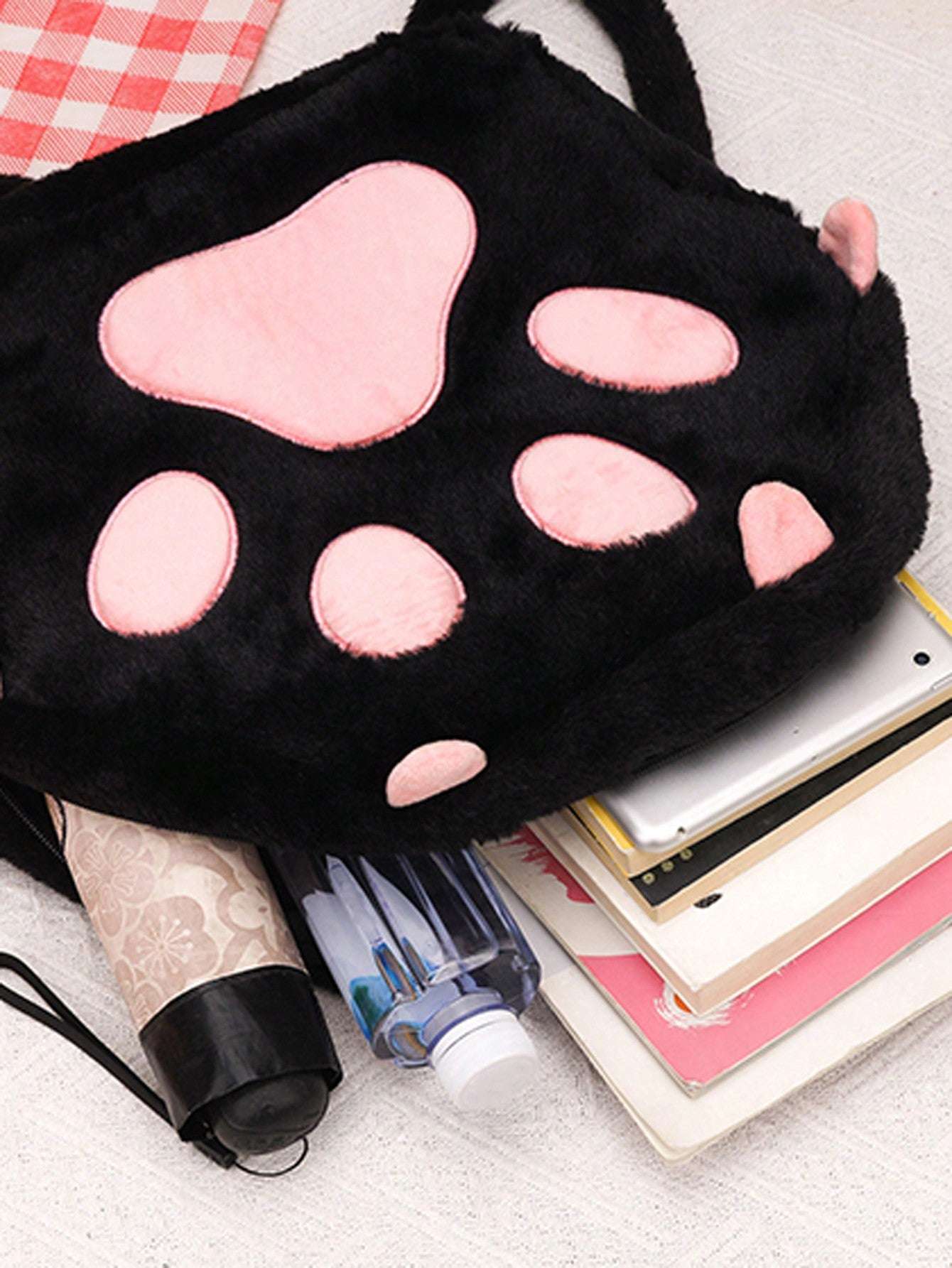 Adorable Cat Paw Plush Backpack: The Perfect Personalized Gift for Trendy Girls! Default Title Default Title-