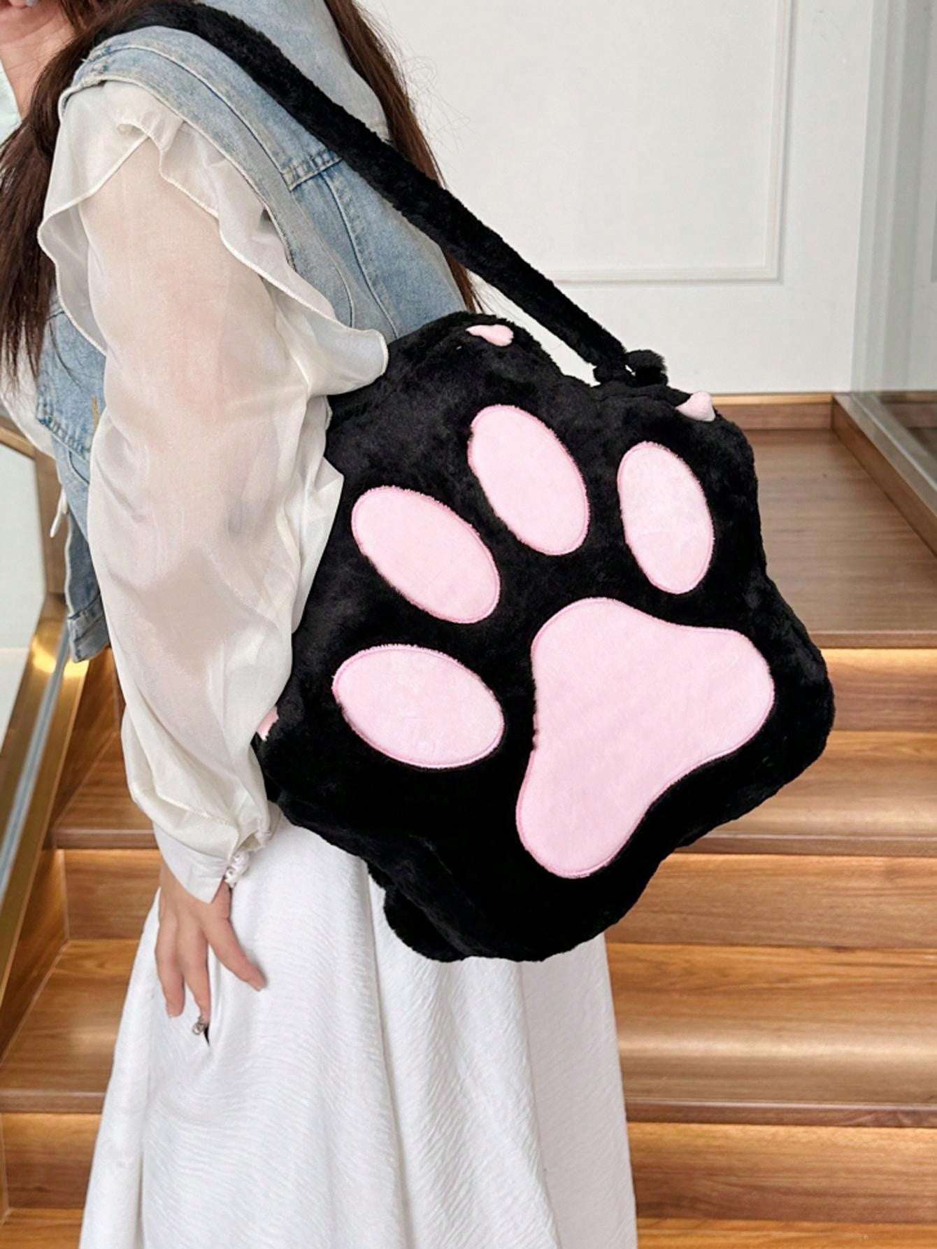 Adorable Cat Paw Plush Backpack: The Perfect Personalized Gift for Trendy Girls! Default Title Default Title-