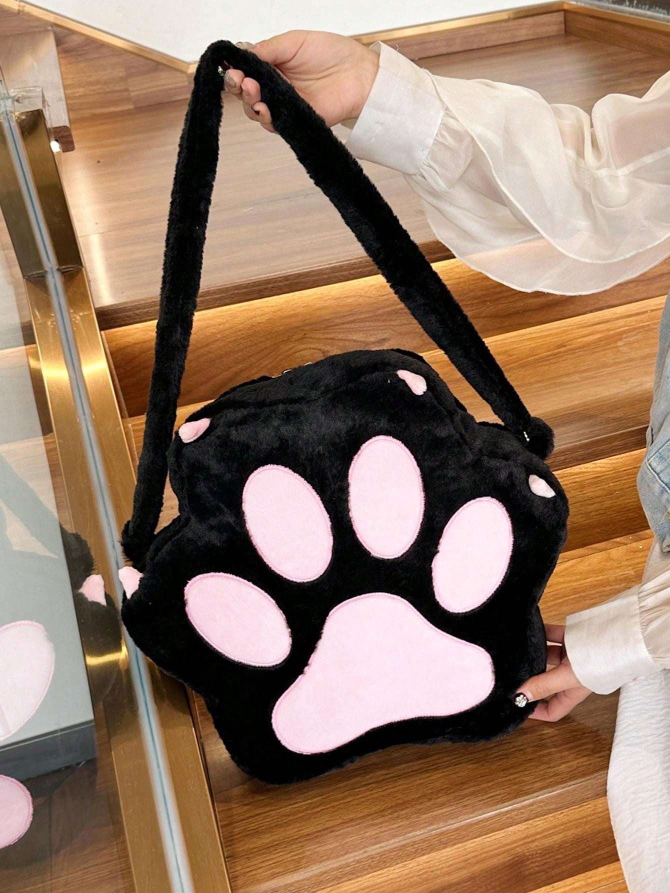 Adorable Cat Paw Plush Backpack: The Perfect Personalized Gift for Trendy Girls! Default Title Default Title-