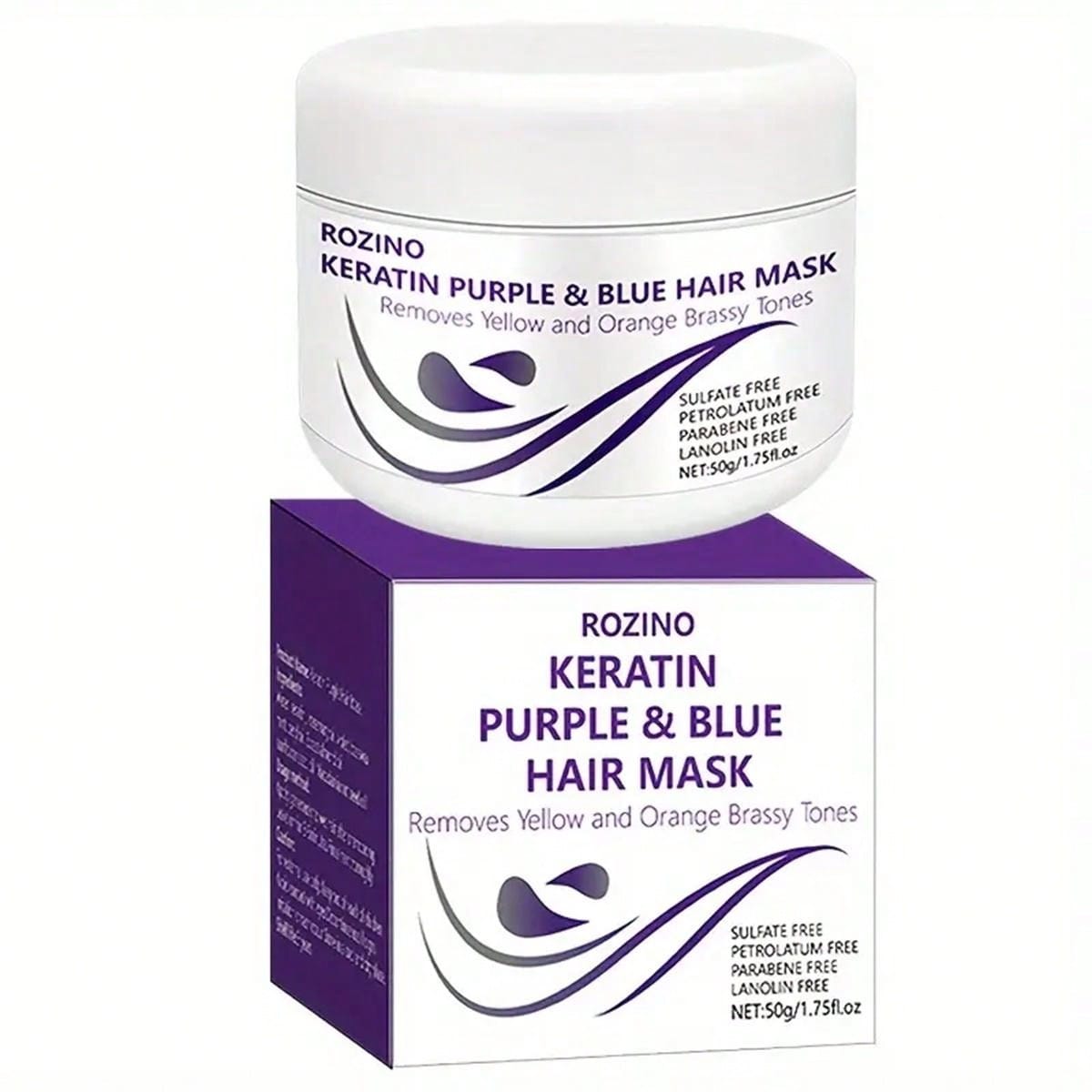 Purple Hair Mask: Deeply Moisturizing Formula for Soft, Nourished, and Repairing Damaged Hair Default Title Default Title-