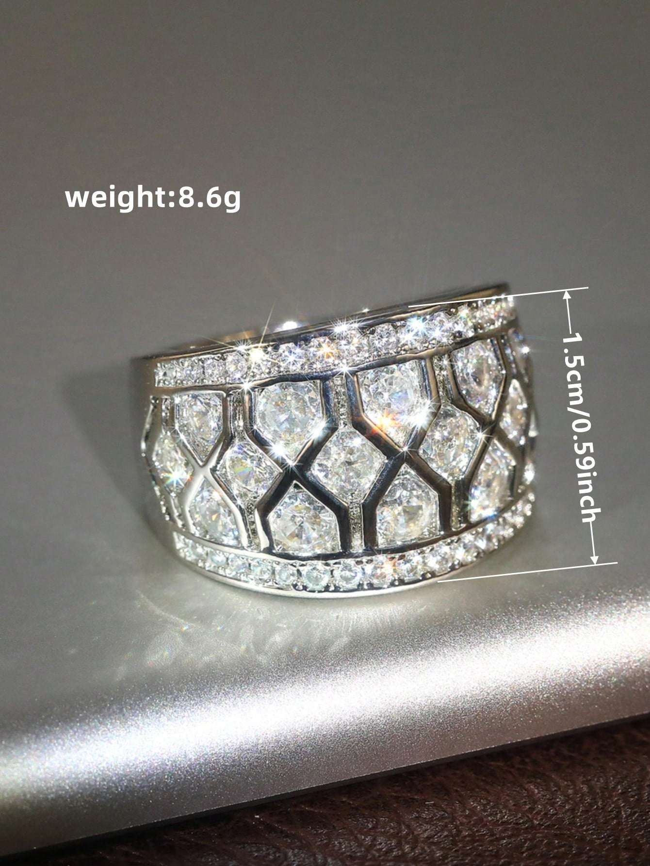 Elegant Cubic Zirconia Ring for Women - Perfect for Weddings & Valentine's Day Gifts 6 / Silver 6 / Rose Gold 6 / Yellow Gold 6 / Silver-6 / Rose Gold-6 / Yellow Gold-7 / Silver-7 / Rose Gold-7 / Yellow Gold-8 / Silver-8 / Rose Gold-8 / Yellow Gold-9 / Silver-9 / Rose Gold-9 / Yellow Gold-10 / Silver-10 / Rose Gold-10 / Yellow Gold-