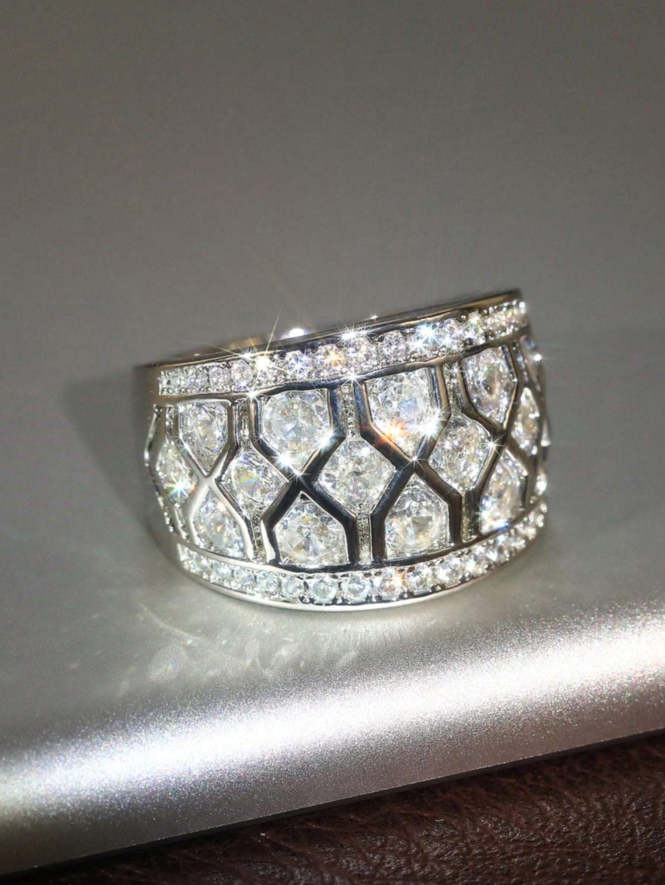 Elegant Cubic Zirconia Ring for Women - Perfect for Weddings & Valentine's Day Gifts 6 / Silver 6 / Rose Gold 6 / Yellow Gold 6 / Silver-6 / Rose Gold-6 / Yellow Gold-7 / Silver-7 / Rose Gold-7 / Yellow Gold-8 / Silver-8 / Rose Gold-8 / Yellow Gold-9 / Silver-9 / Rose Gold-9 / Yellow Gold-10 / Silver-10 / Rose Gold-10 / Yellow Gold-