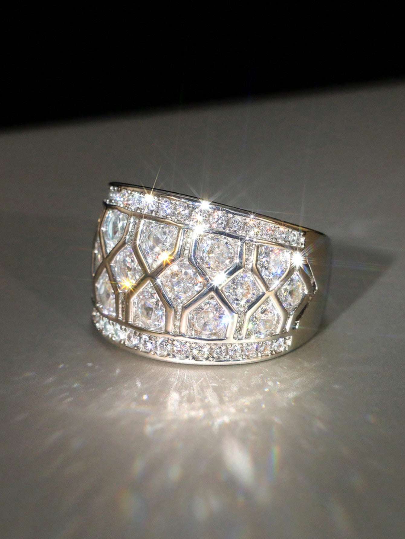 Elegant Cubic Zirconia Ring for Women - Perfect for Weddings & Valentine's Day Gifts 6 / Silver 6 / Rose Gold 6 / Yellow Gold 6 / Silver-6 / Rose Gold-6 / Yellow Gold-7 / Silver-7 / Rose Gold-7 / Yellow Gold-8 / Silver-8 / Rose Gold-8 / Yellow Gold-9 / Silver-9 / Rose Gold-9 / Yellow Gold-10 / Silver-10 / Rose Gold-10 / Yellow Gold-