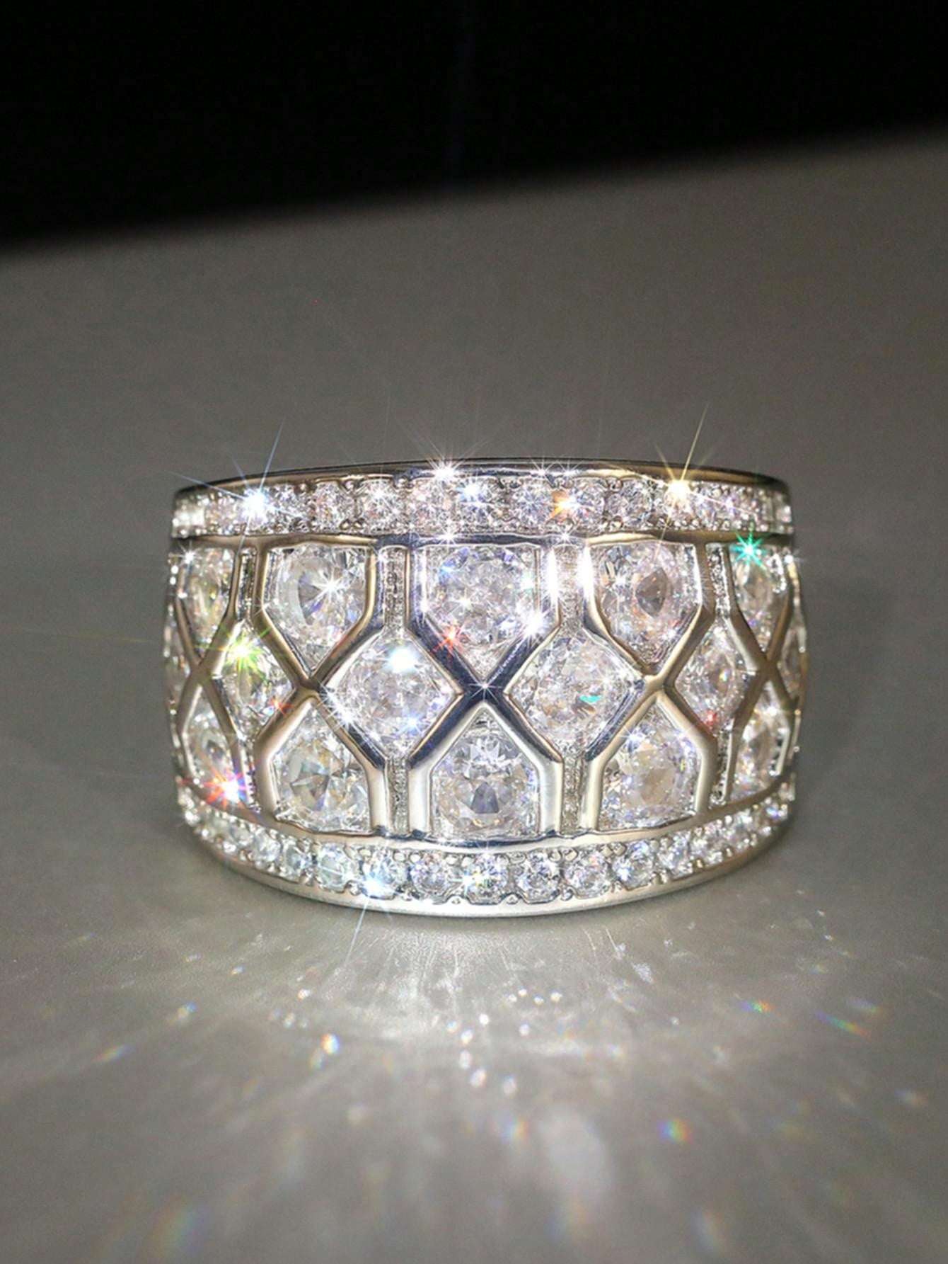 Elegant Cubic Zirconia Ring for Women - Perfect for Weddings & Valentine's Day Gifts 6 / Silver 6 / Rose Gold 6 / Yellow Gold 6 / Silver-6 / Rose Gold-6 / Yellow Gold-7 / Silver-7 / Rose Gold-7 / Yellow Gold-8 / Silver-8 / Rose Gold-8 / Yellow Gold-9 / Silver-9 / Rose Gold-9 / Yellow Gold-10 / Silver-10 / Rose Gold-10 / Yellow Gold-
