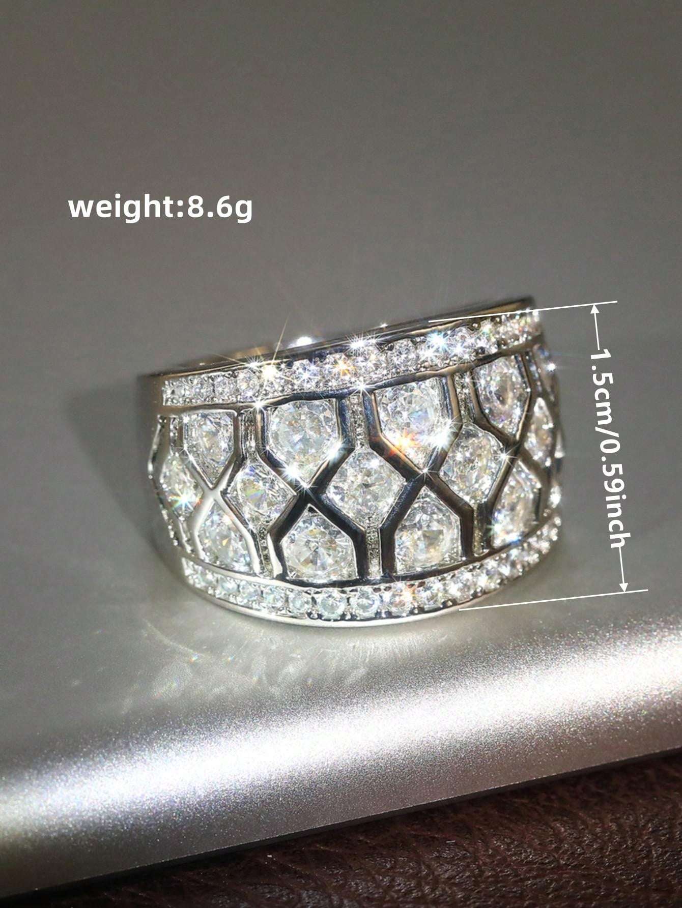 Elegant Cubic Zirconia Ring for Women - Perfect for Weddings & Valentine's Day Gifts 6 / Silver 6 / Rose Gold 6 / Yellow Gold 6 / Silver-6 / Rose Gold-6 / Yellow Gold-7 / Silver-7 / Rose Gold-7 / Yellow Gold-8 / Silver-8 / Rose Gold-8 / Yellow Gold-9 / Silver-9 / Rose Gold-9 / Yellow Gold-10 / Silver-10 / Rose Gold-10 / Yellow Gold-