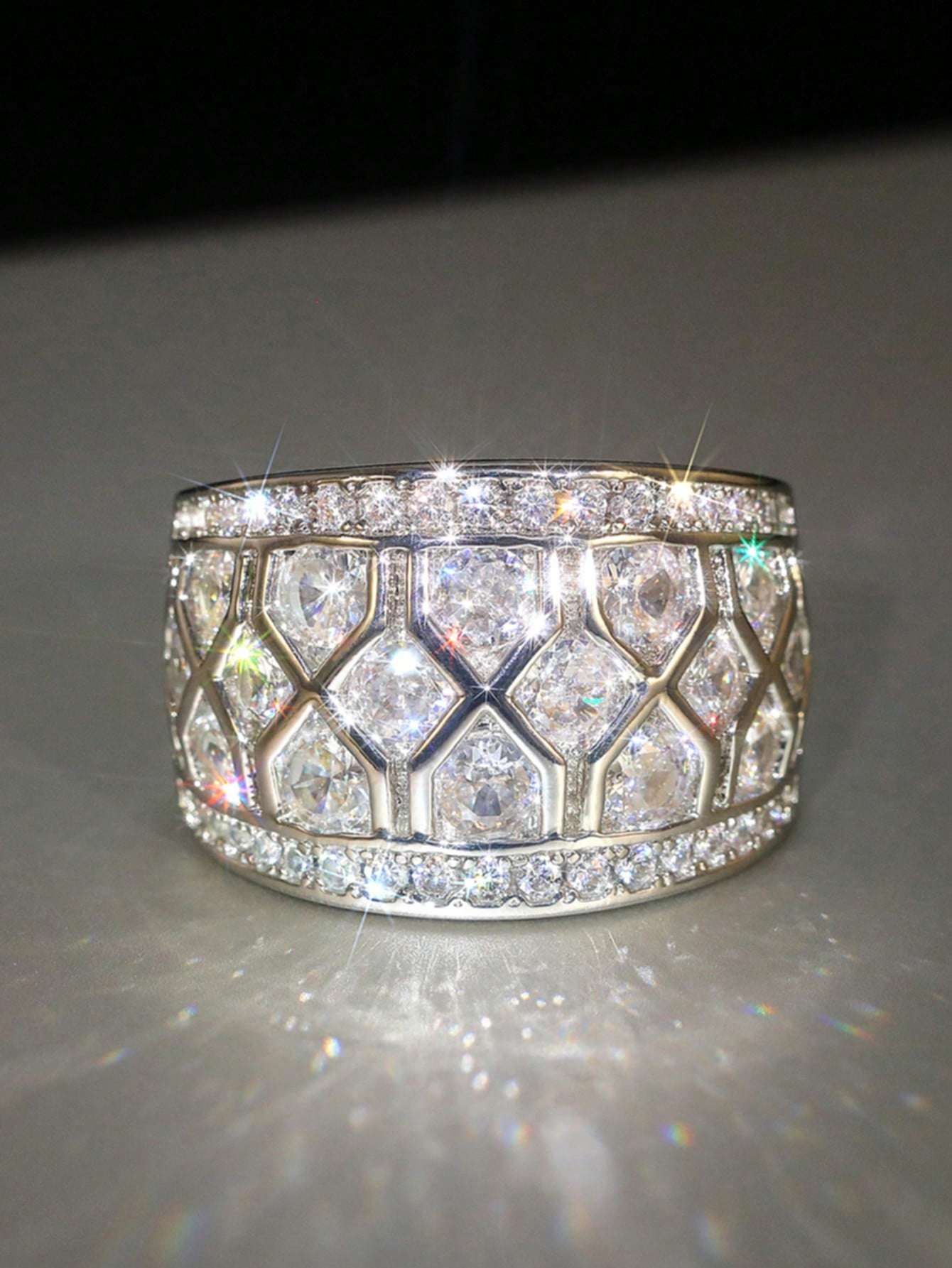 Elegant Cubic Zirconia Ring for Women - Perfect for Weddings & Valentine's Day Gifts 6 / Silver 6 / Rose Gold 6 / Yellow Gold 6 / Silver-6 / Rose Gold-6 / Yellow Gold-7 / Silver-7 / Rose Gold-7 / Yellow Gold-8 / Silver-8 / Rose Gold-8 / Yellow Gold-9 / Silver-9 / Rose Gold-9 / Yellow Gold-10 / Silver-10 / Rose Gold-10 / Yellow Gold-