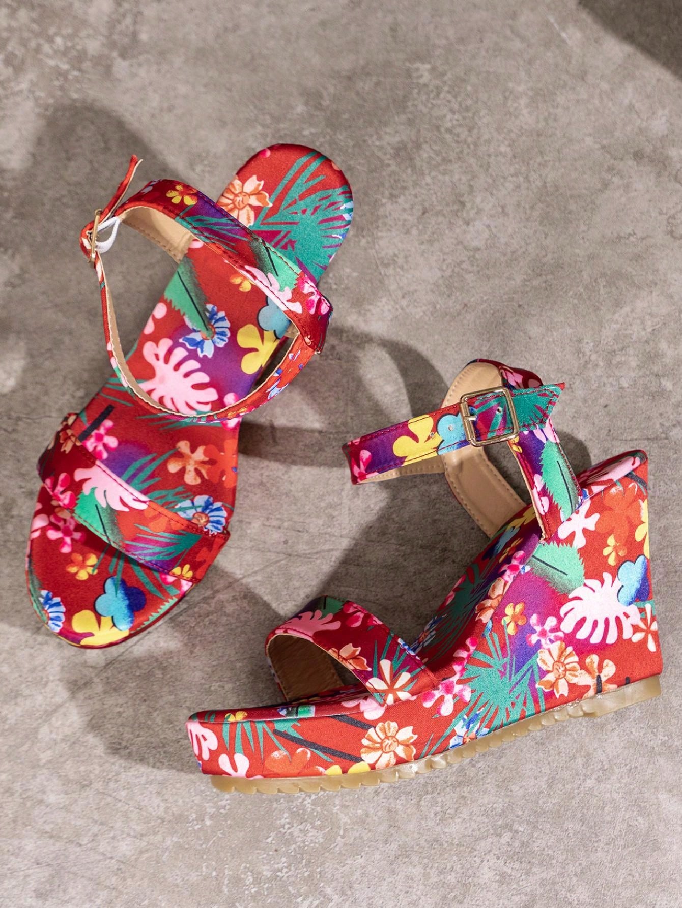 Vibrant Wedge Platform Sandals - Chic Summer Footwear for Every Occasion!