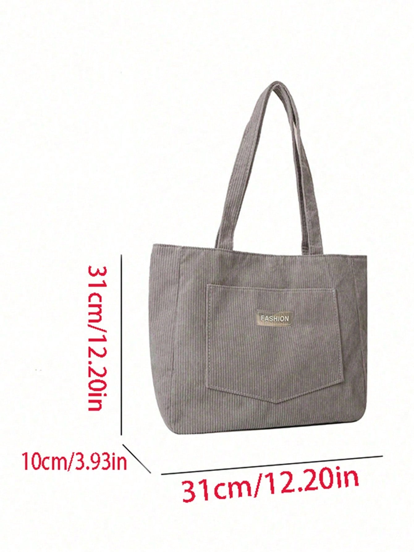 Spacious Corduroy Tote Bag – Perfect for Fall & Winter Adventures! Black / one-size Beige / one-size Grey / one-size Black / one-size-Beige / one-size-Grey / one-size-Blue / one-size-Black-2 / one-size-Beige-3 / one-size-Grey-4 / one-size-Green / one-size-Brown / one-size-Purple / one-size-Blue-5 / one-size-Beige-6 / one-size-Pink / one-size-Pink-7 / one-size-Black-8 / one-size-Grey-9 / one-size-Brown-10 / one-size-Dark Grey / one-size-Grey-11 / one-size-
