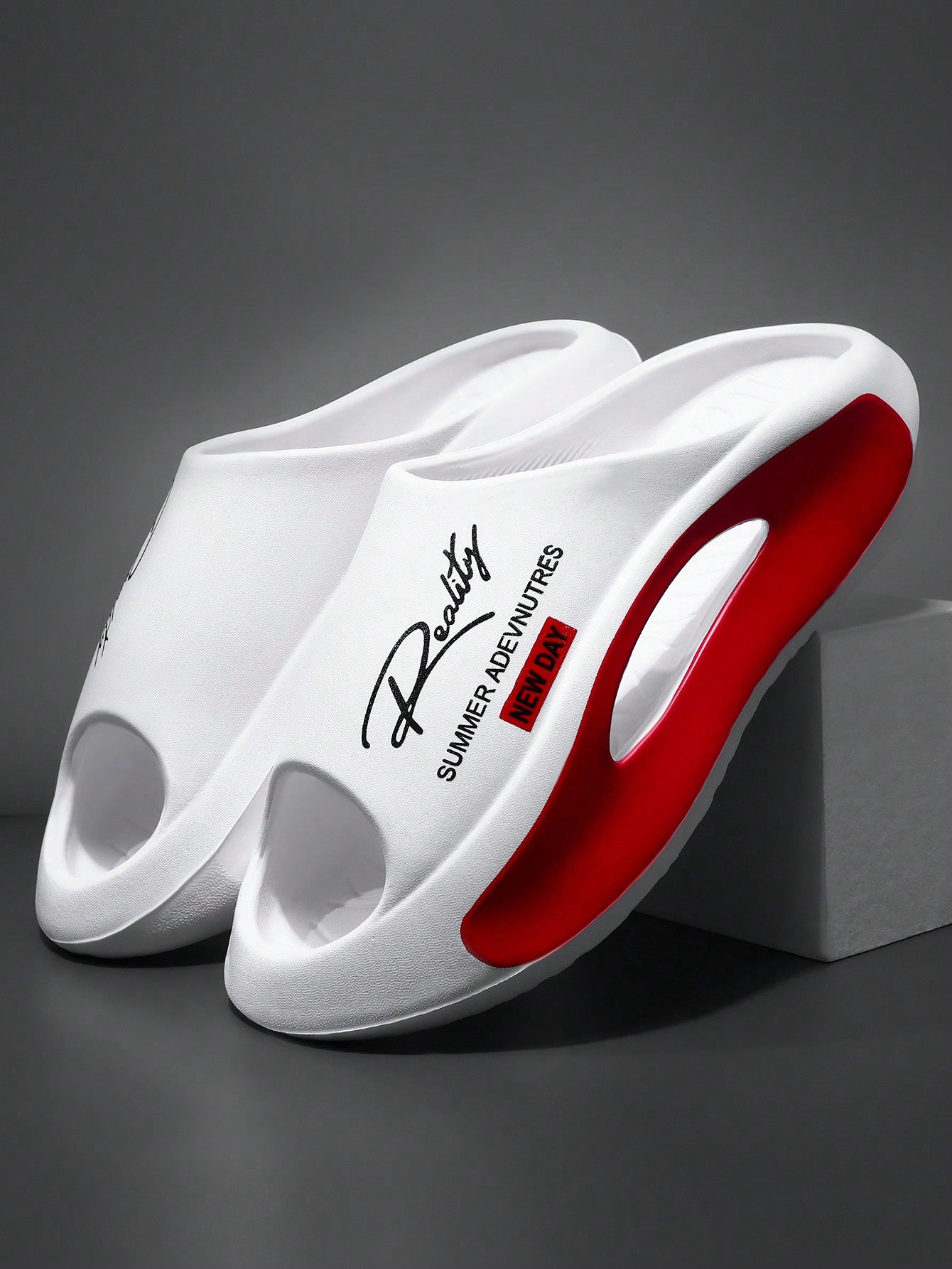 Trendy Comfort: Leyfu Men's Autumn Slip-On Sandals for Casual Daily Wear CN36-37 CN38-39