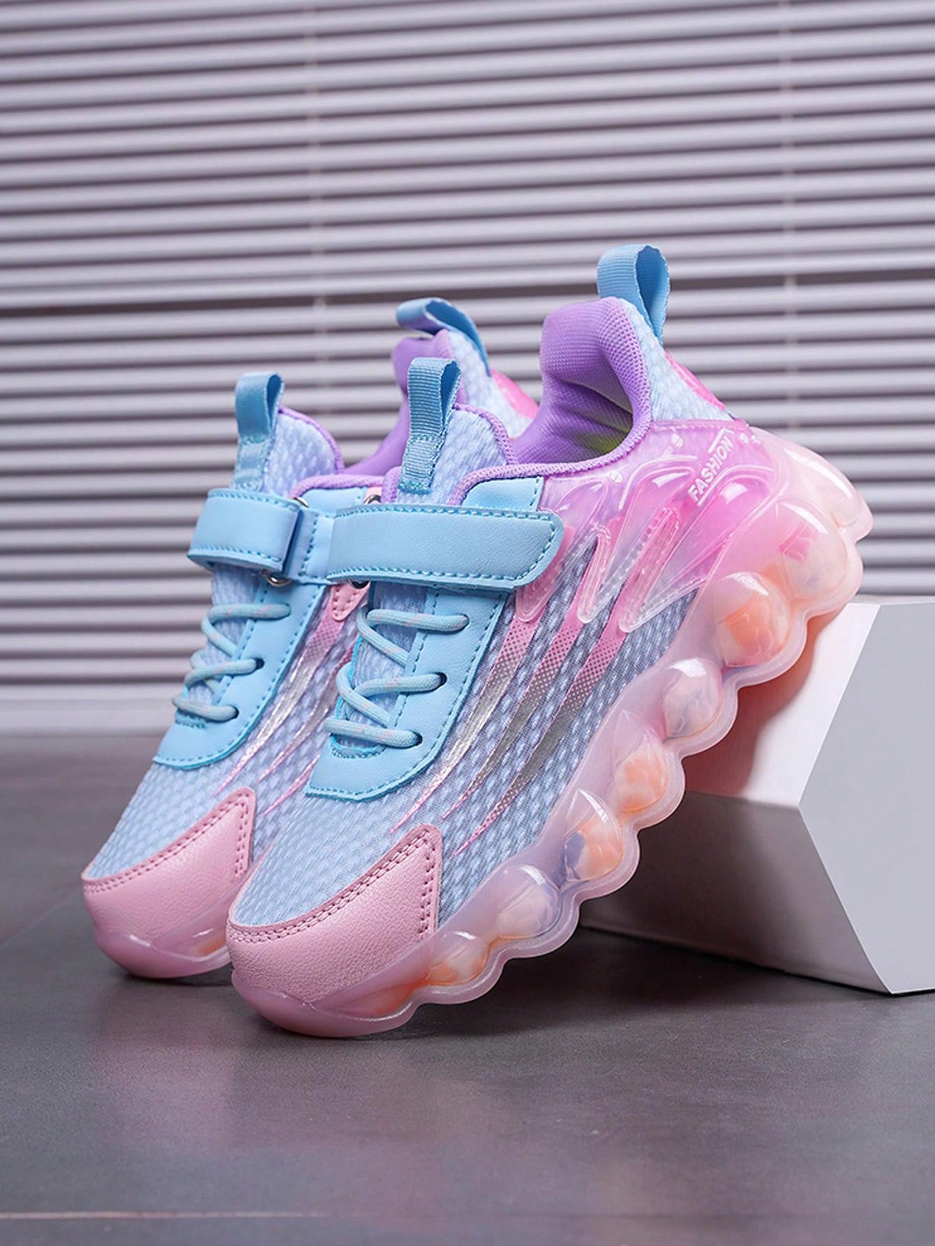 Adorable Breathable Mesh Sneakers for Girls - Lightweight Flat Round Toe Design EUR28 EUR29 EUR30 EUR28-EUR29-EUR30-EUR31-EUR32-EUR33-EUR34-EUR35-EUR36-EUR37-EUR38-EUR39-