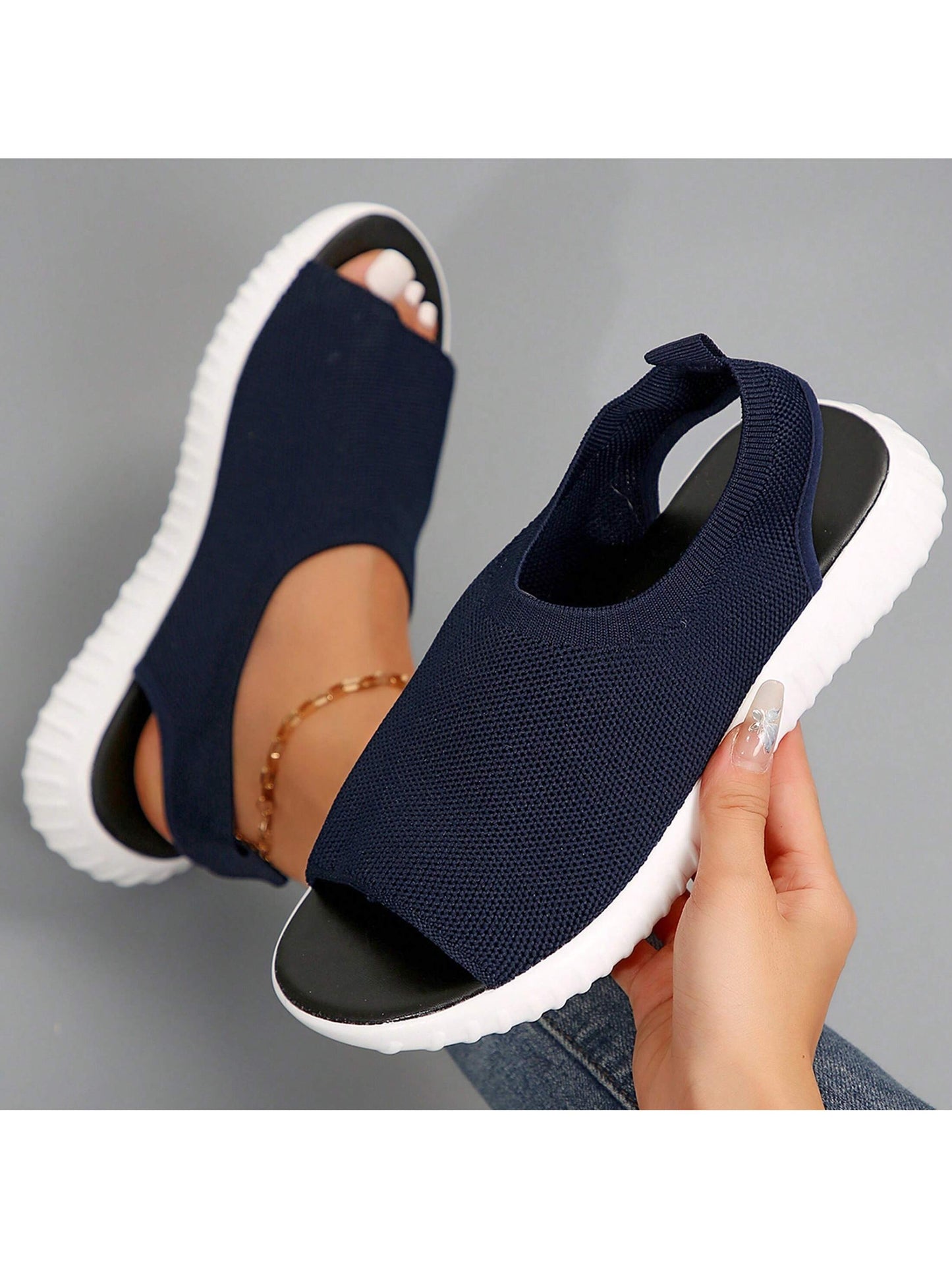 Breathable Mesh Peep-Toe Wedge Platform Sandals – Ultimate Comfort for Stylish Summer Days Pink / US5.5 Pink / US6