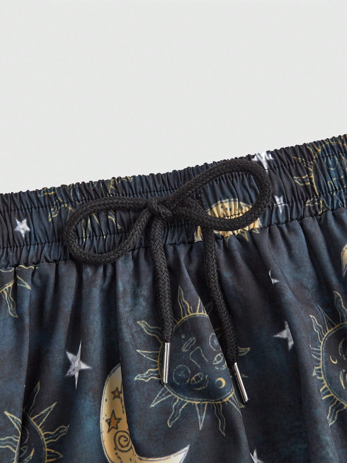 Plus Size Gothic Plant Print 2-Piece Skirt and Tank Set Black / 1XL Black / 2XL