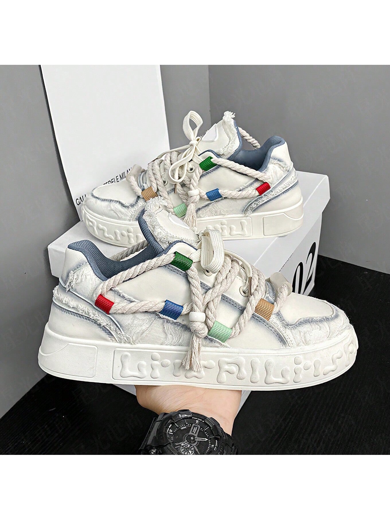 Men's Thick-Soled Skateboard Shoes – Stylish, Anti-Slip & Versatile for All Seasons! Black / US7 Black / US7.5 Black / US8.5 Black / US7-Black / US7.5-Black / US8.5-Black / US9-Black / US10-Black / US10.5-Blue / US7-Blue / US7.5-Blue / US8.5-Blue / US9-Blue / US10-Blue / US10.5-White / US7-White / US7.5-White / US8.5-White / US9-White / US10-White / US10.5-